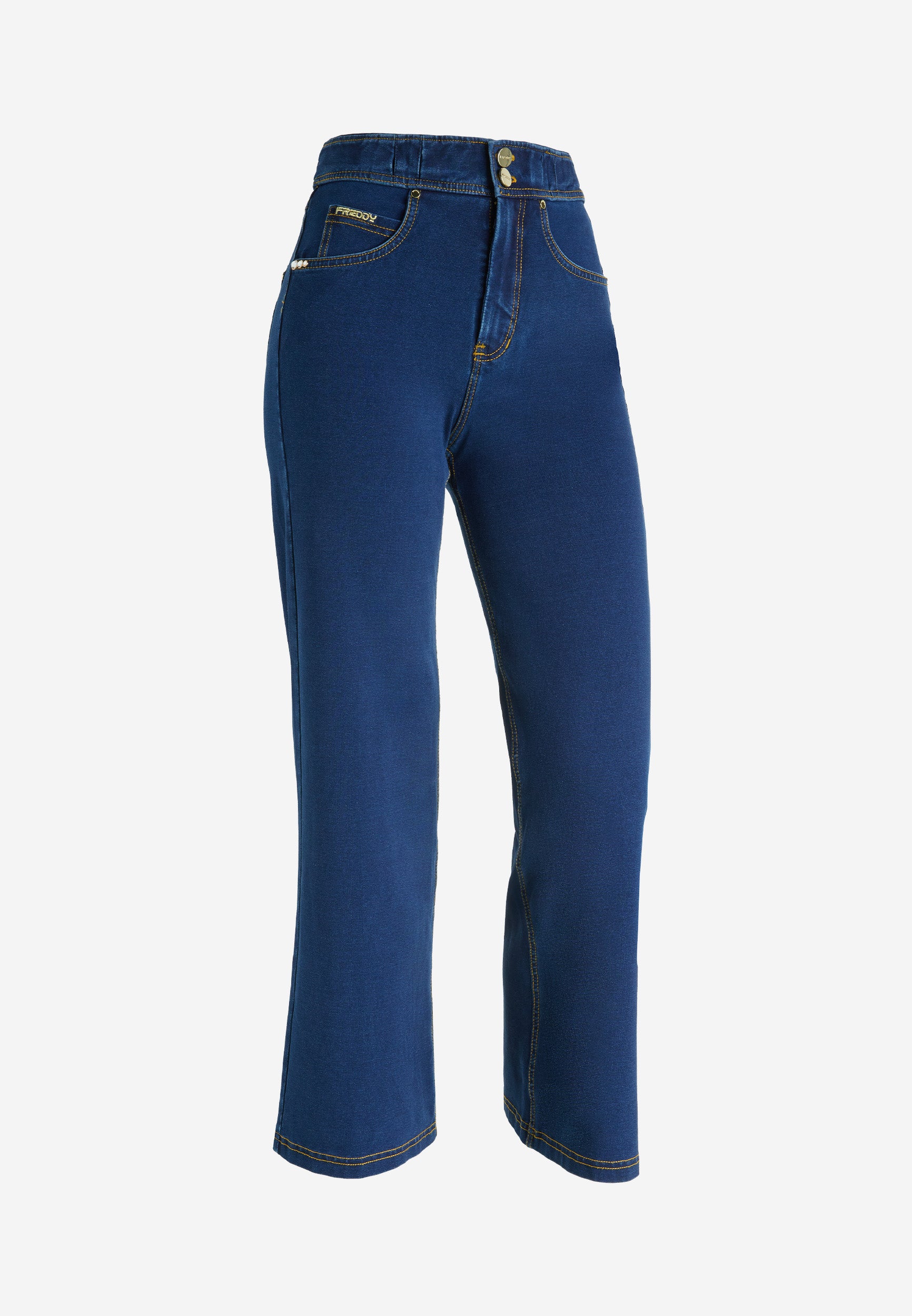 freddy-n-o-w-pantalon-wide-leg-cropped-taille-haute-jersey-denim image 6