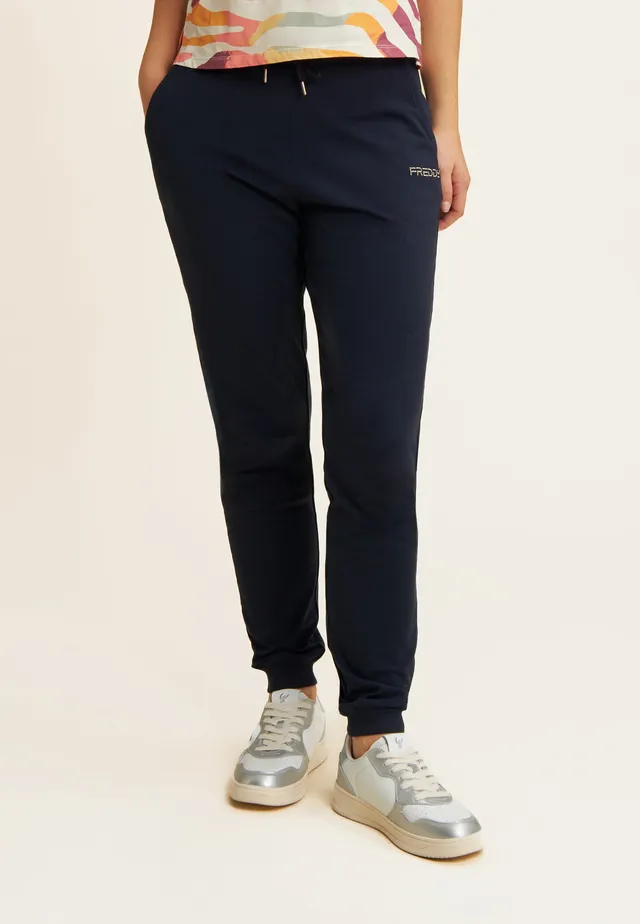 freddy-pantalon-jersey-revers-c-te-logo-perles-dor-es image 1