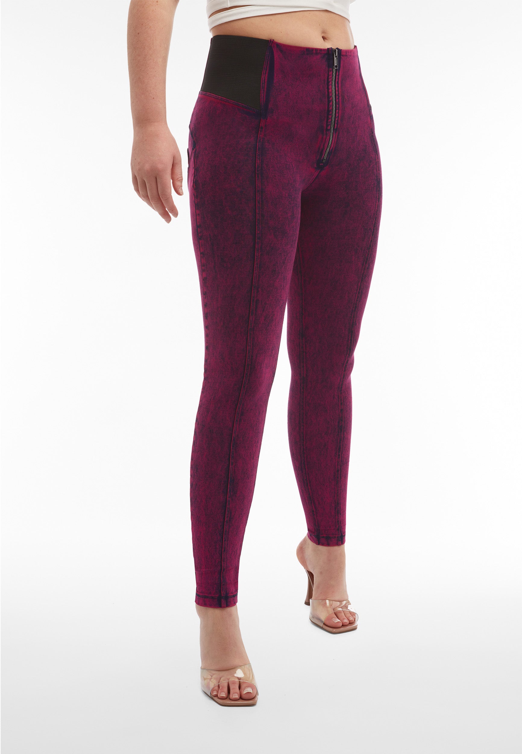 freddy-wr-up-jeggings-push-up-taille-haute-effet-marble image 1