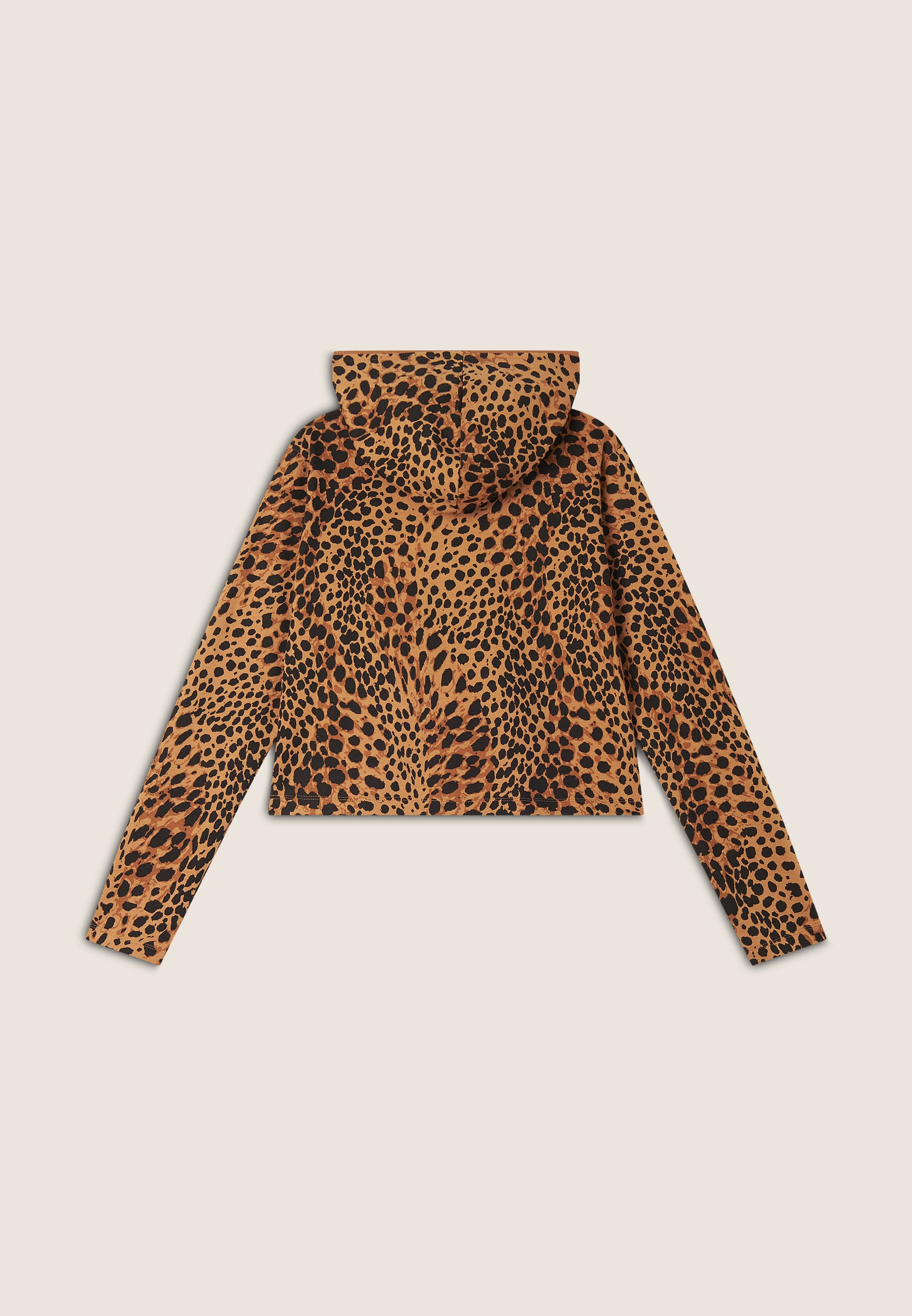 freddy-sweat-cropped-zipp-capuche-animalier image 7