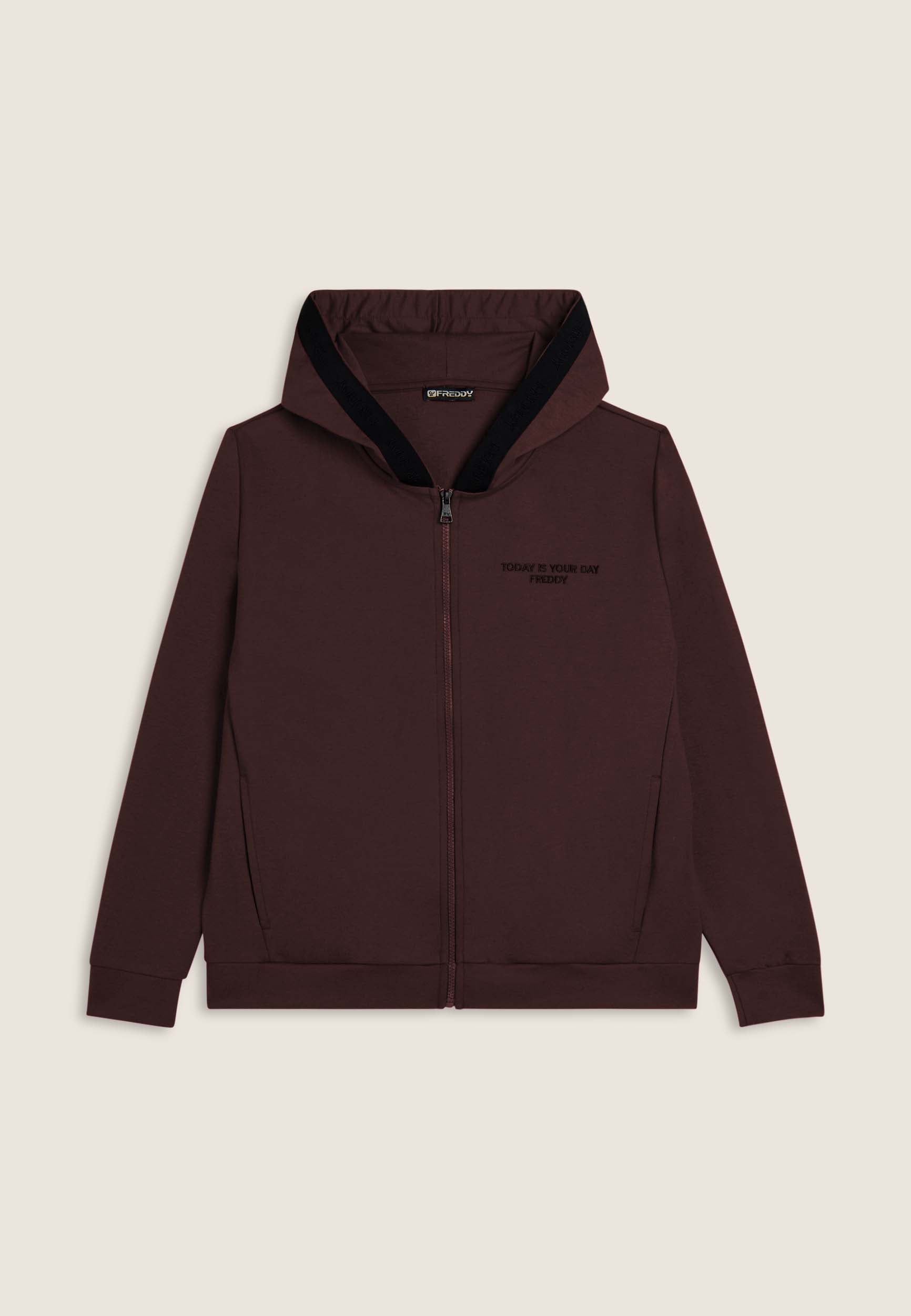 freddy-felpa-donna-sweat-zipp-capuche-femme-logot image 8