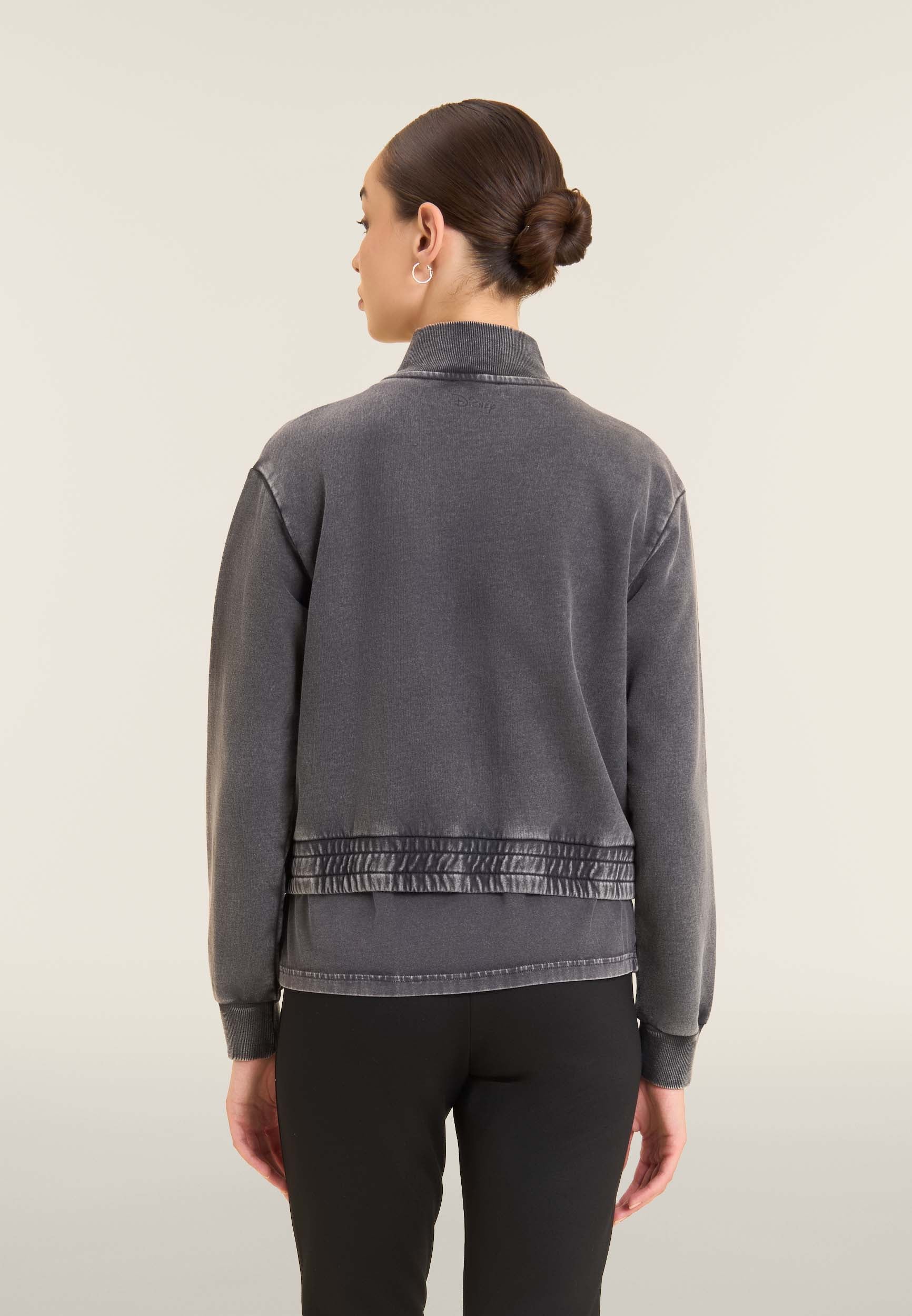 freddy-sweat-bomber-cropped-zip-disney-mickey-strass-femme image 3