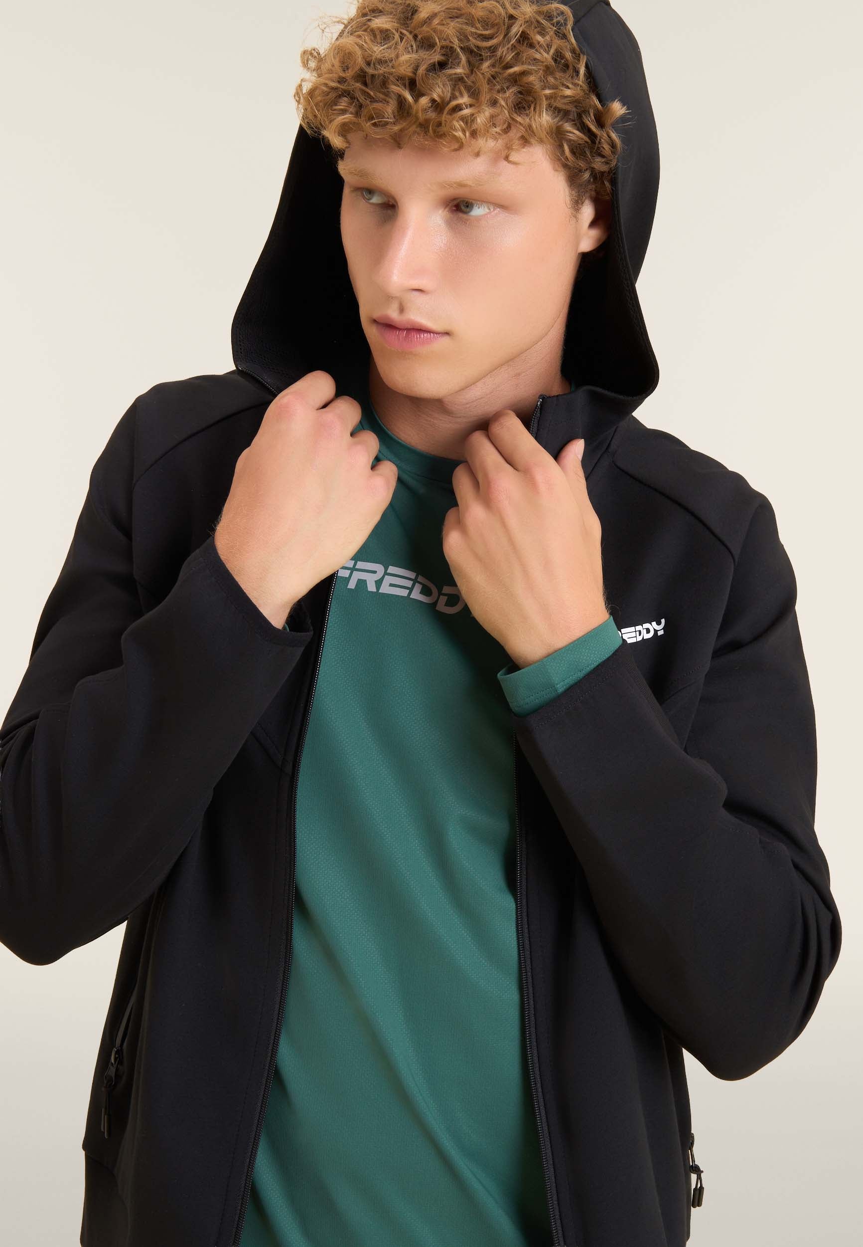 freddy-sweat-homme-full-zip-capuche-mesh-interlock image 4