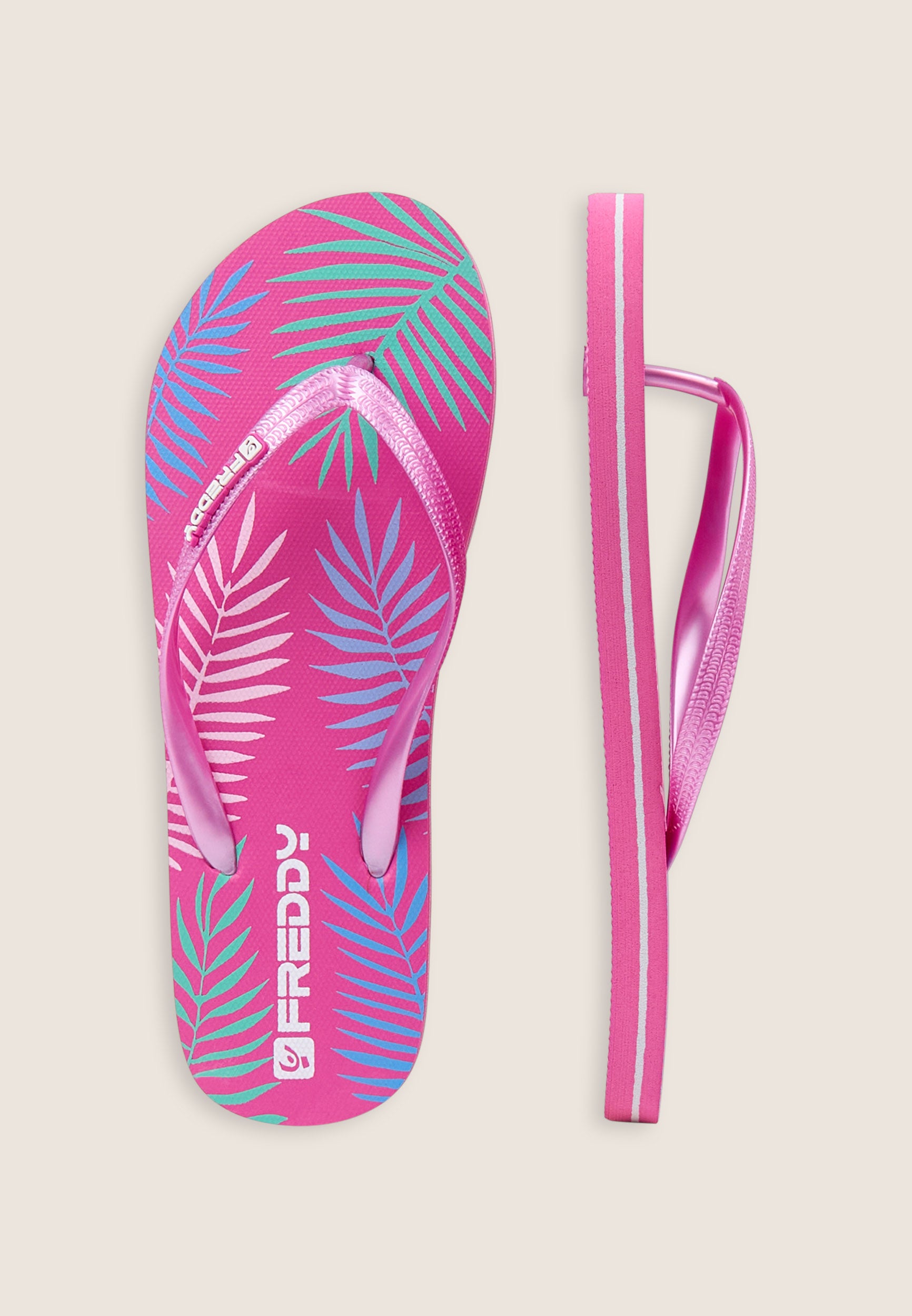 freddy-tongs-flip-flop-femme-imprim-tropical-avec-logo image 3