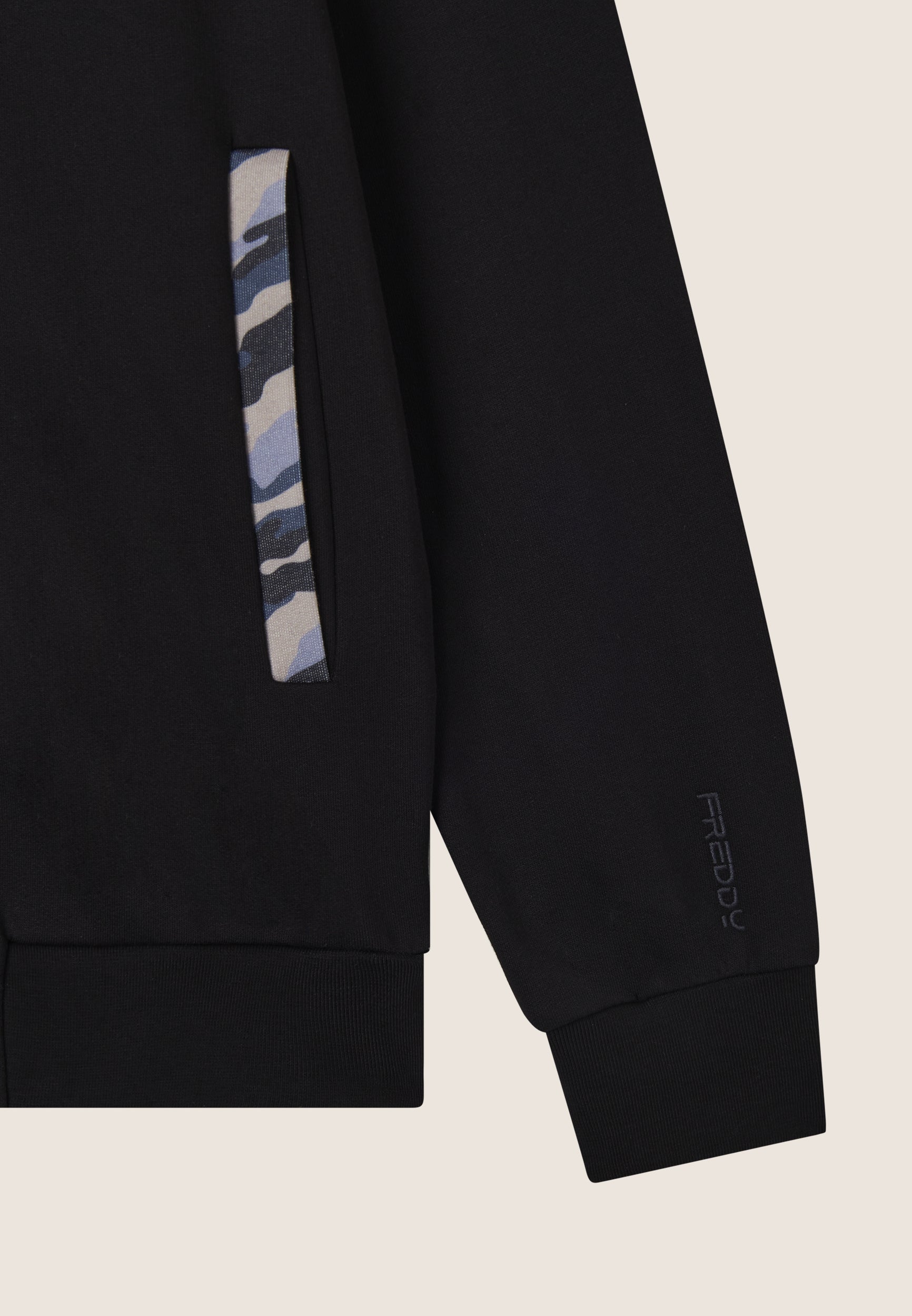 freddy-sweat-homme-full-zip-col-haut-d-tails-camouflage image 3