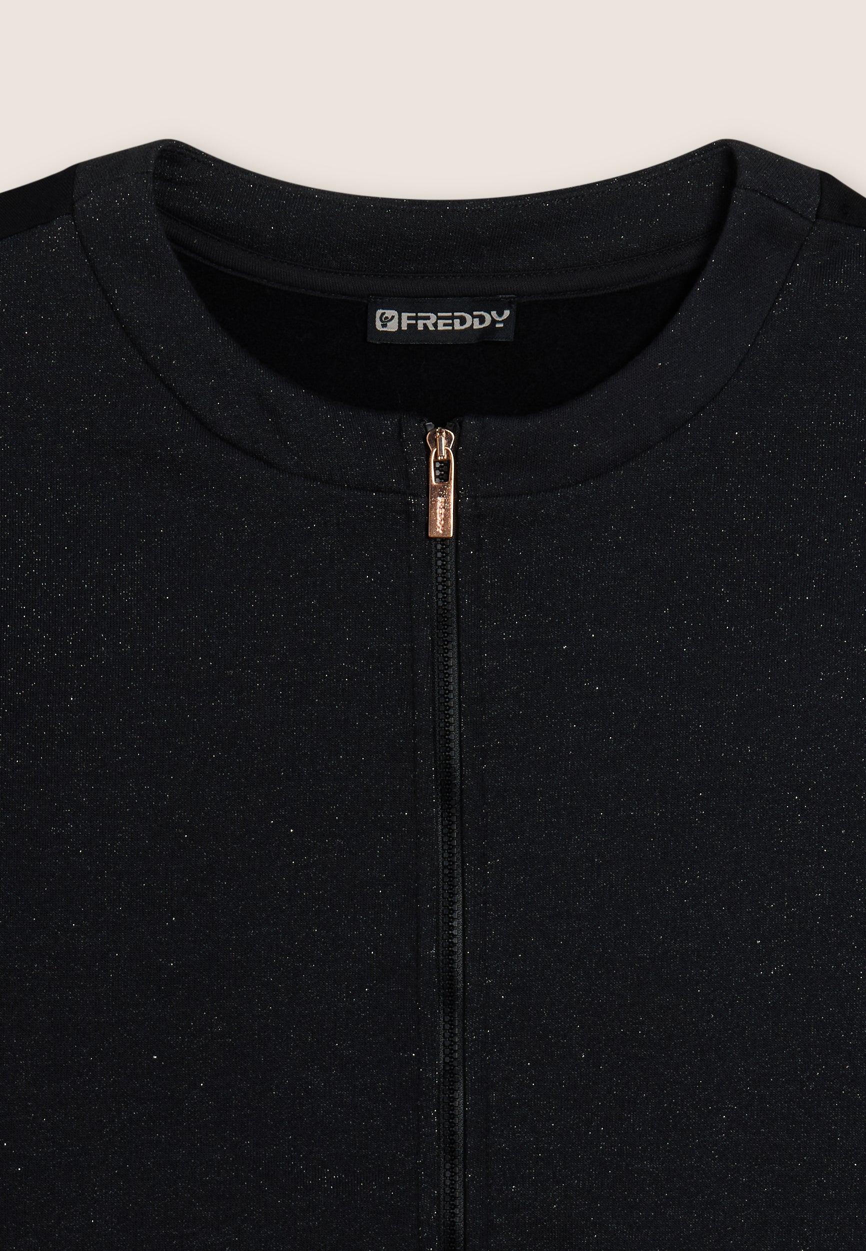freddy-sweat-femme-full-zip-m-lange-lurex-devant-brillant image 7