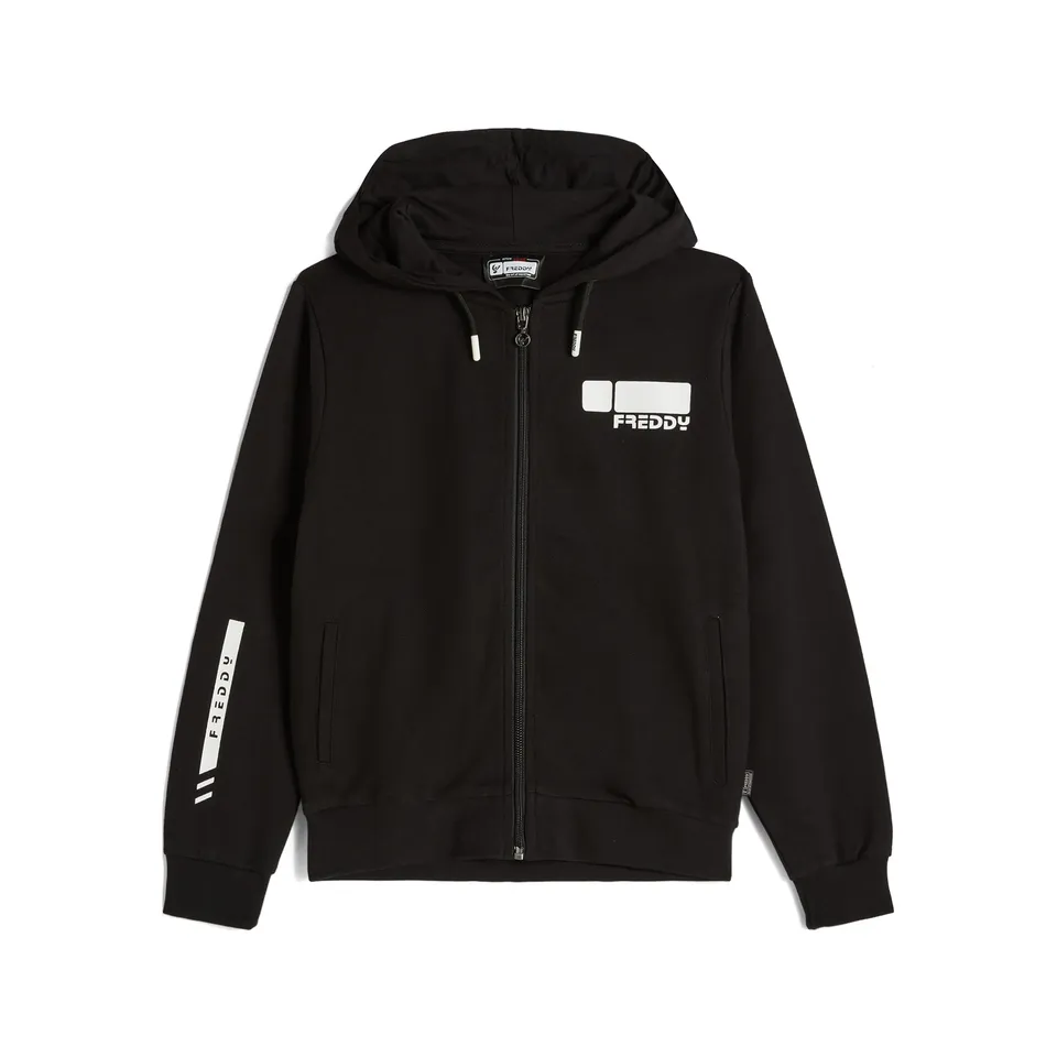 freddy-sweat-full-zip-capuche-no-logo image 1