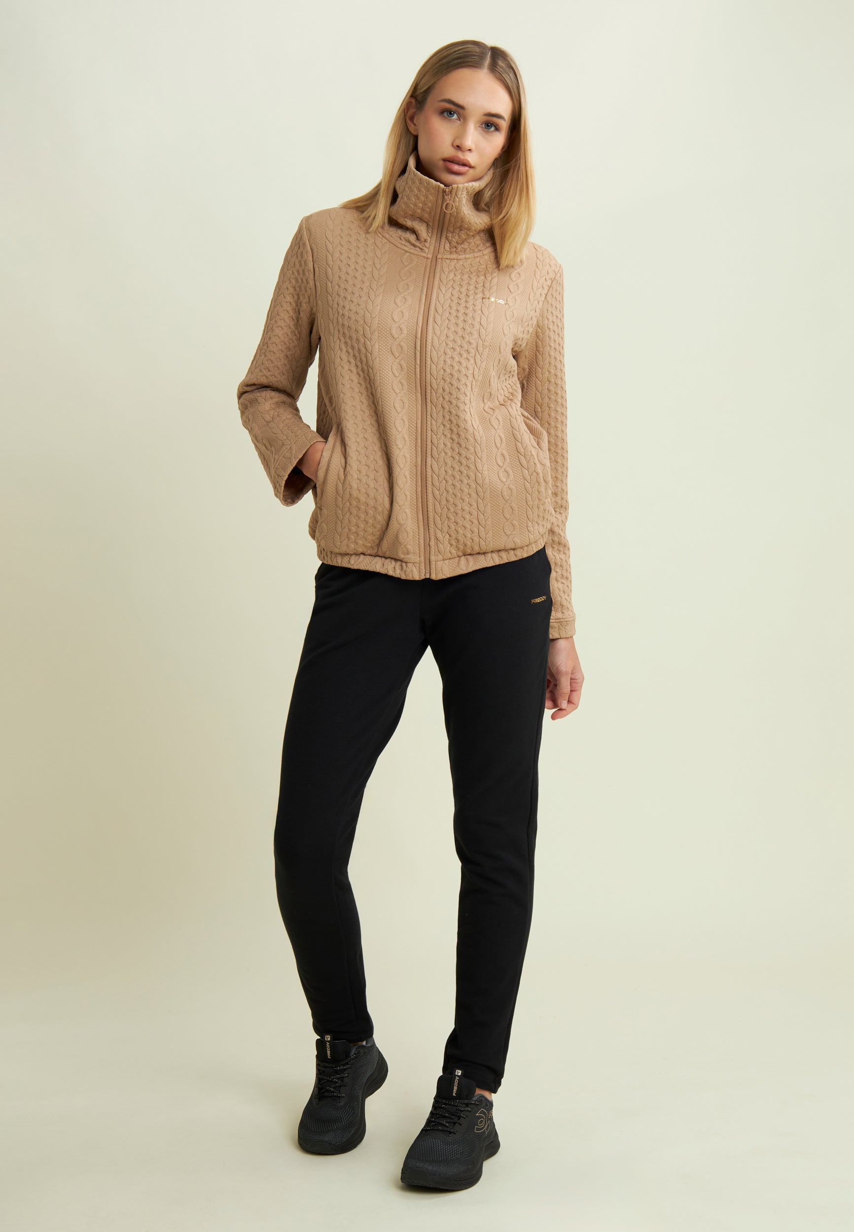 freddy-pantalon-regular-felpa-garzata-avec-d-tails-tresses image 2