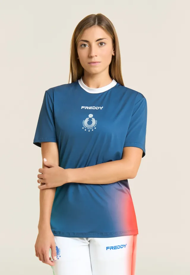 freddy-t-shirt-femme-beach-volley-italie-2025-26-anti-uv-50 image 1