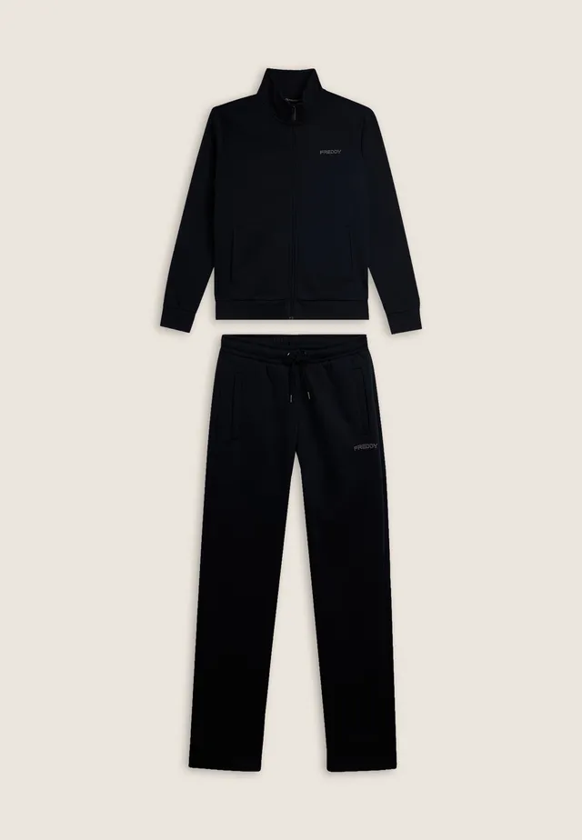 freddy-surv-tement-homme-full-zip-molleton-gratt-col-haut-droit image 1