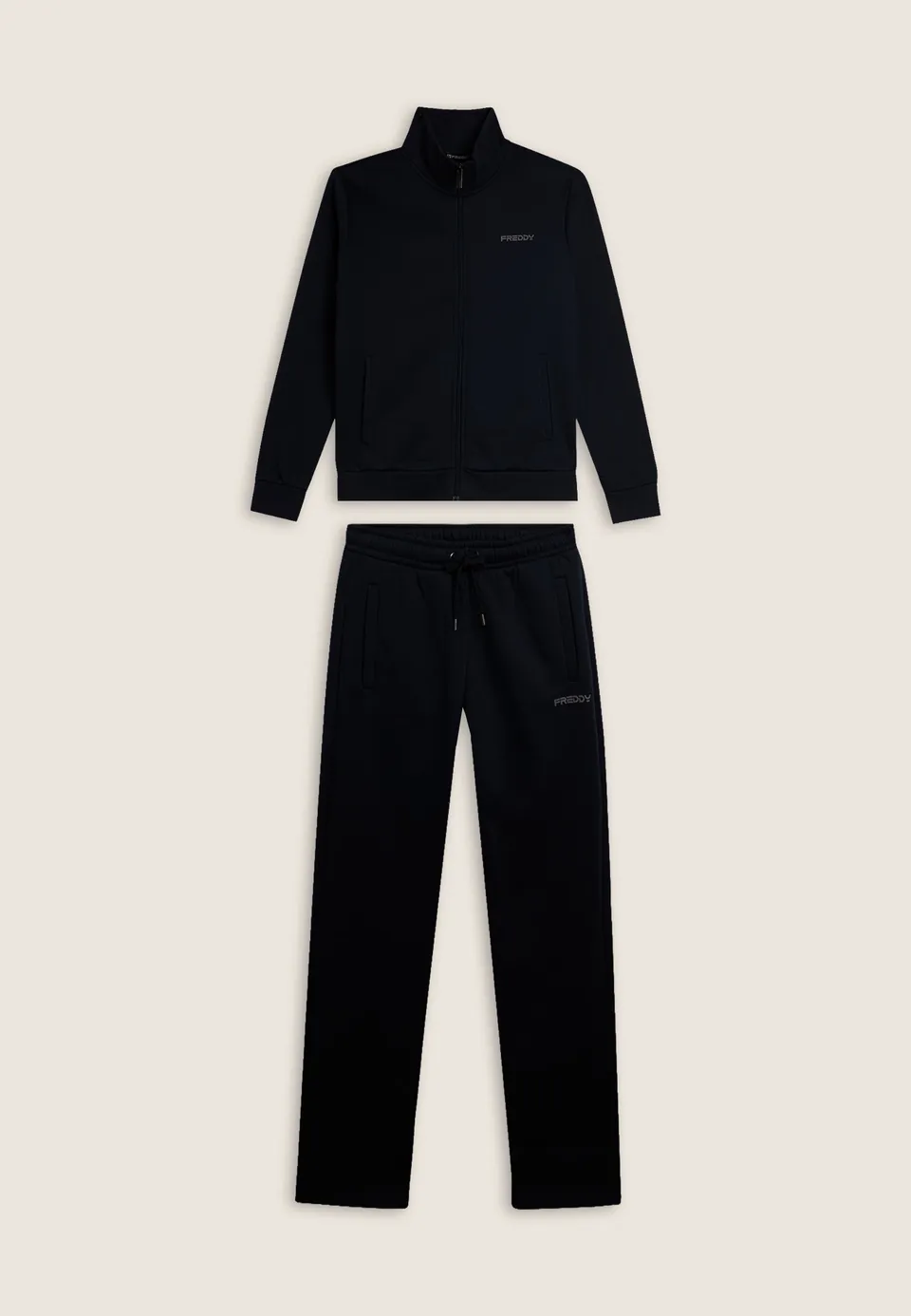 freddy-surv-tement-homme-full-zip-molleton-gratt-col-haut-droit image 1