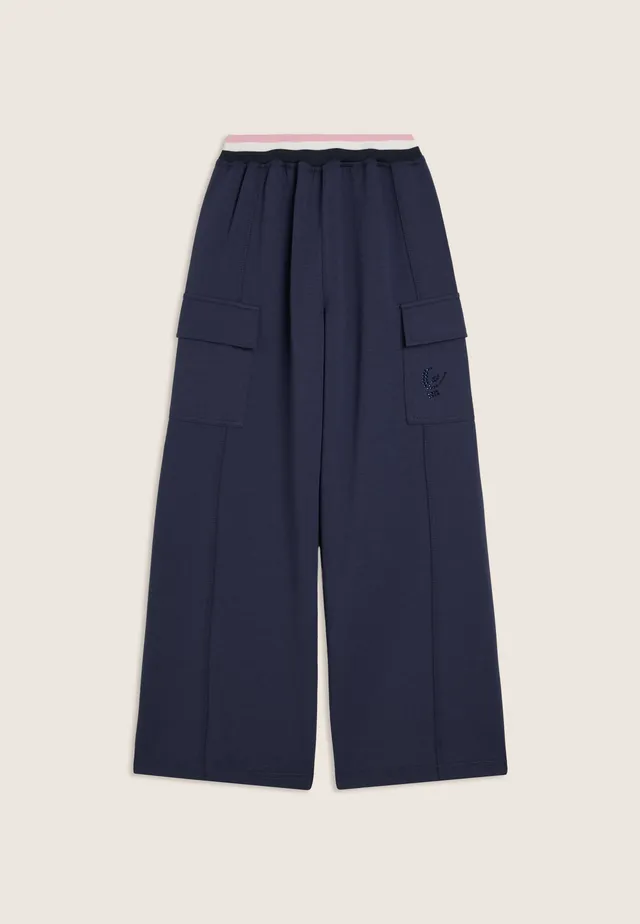 freddy-pantalon-junior-oversize-cargo-strass image 1