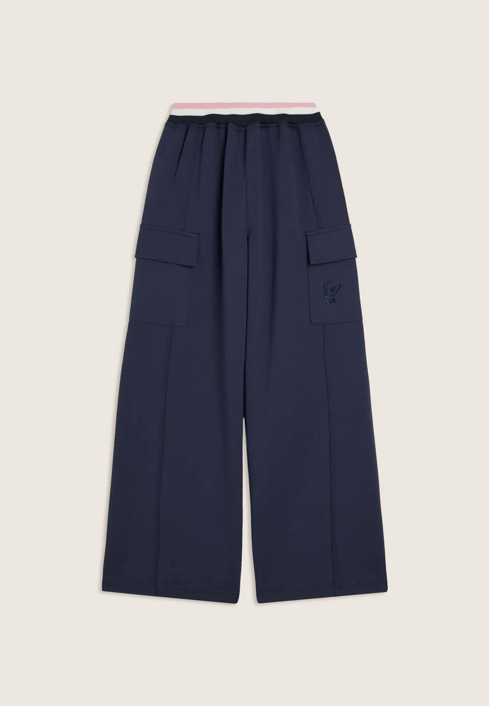 freddy-pantalon-junior-oversize-cargo-strass image 1