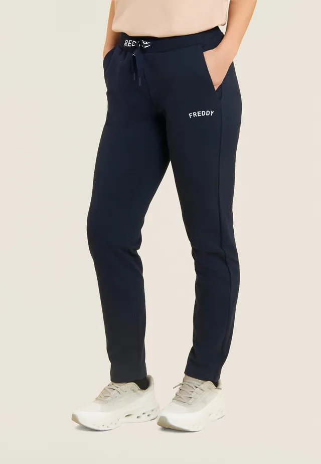 freddy-pantalon-droit-french-terry-coulisse-logot-e image 1
