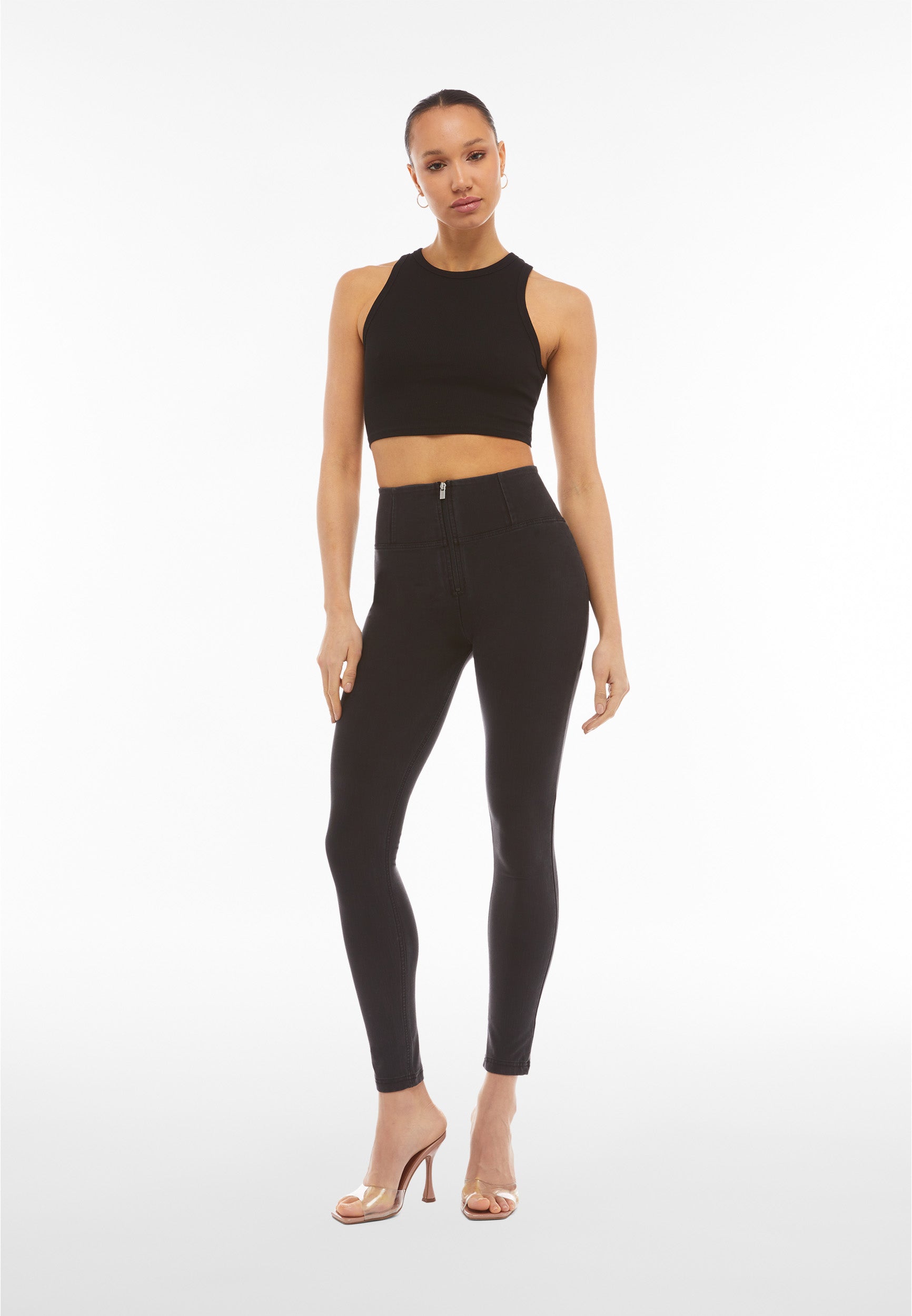 freddy-wr-up-pantalon-push-up-taille-haute-effet-denim-sombre image 2