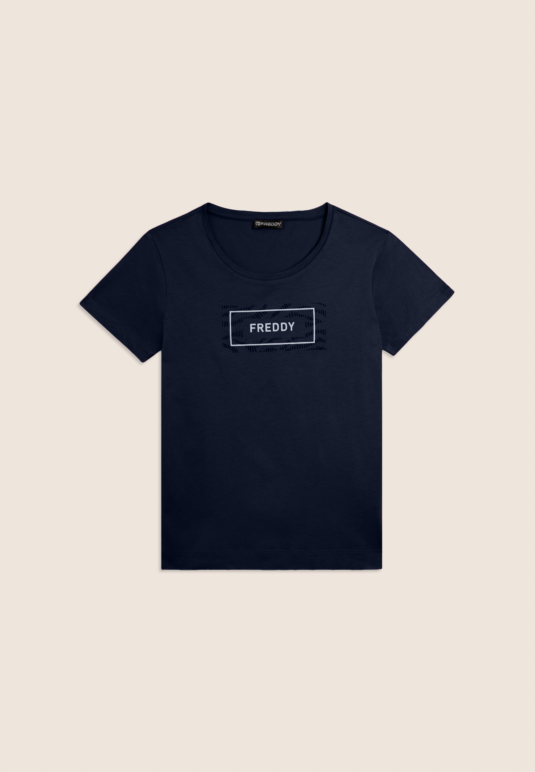 freddy-t-shirt-coton-logo-ondul-manches-courtes image 8