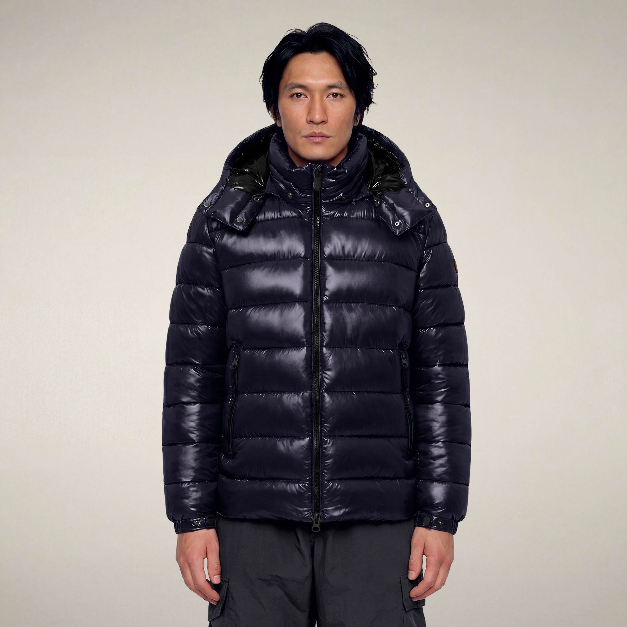 save-the-duck-doudoune-homme-florian-bleu-noir-laqu image 5