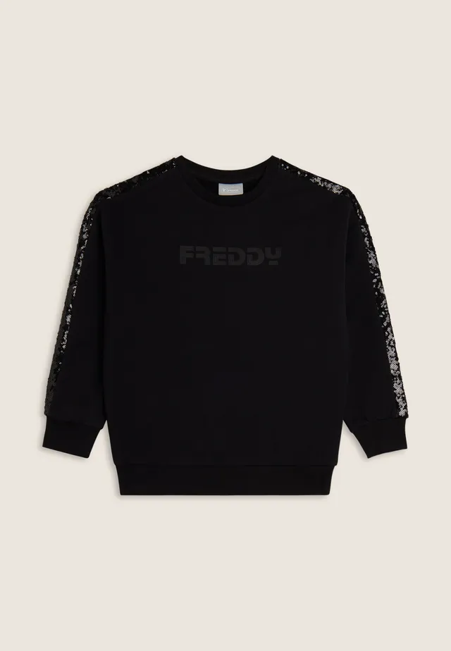 freddy-sweat-fille-bandes-paillettes-logo image 1