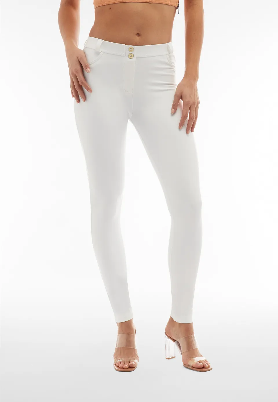 freddy-wr-up-pantalon-taille-haute-simili-cuir-vegan-push-up-superskinny image 1