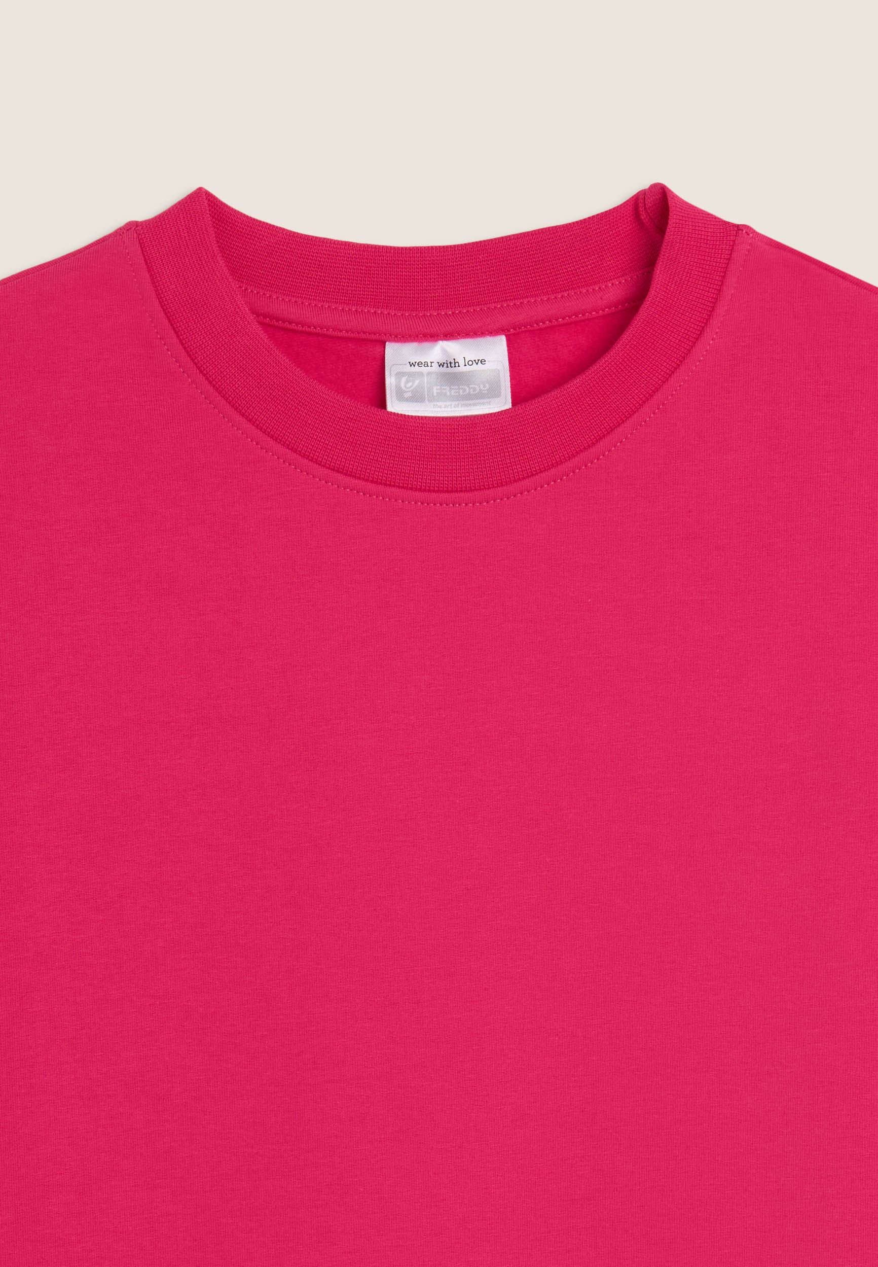 sweat-col-rond-junior-freddy-comfort-logo-omino-manche image 6