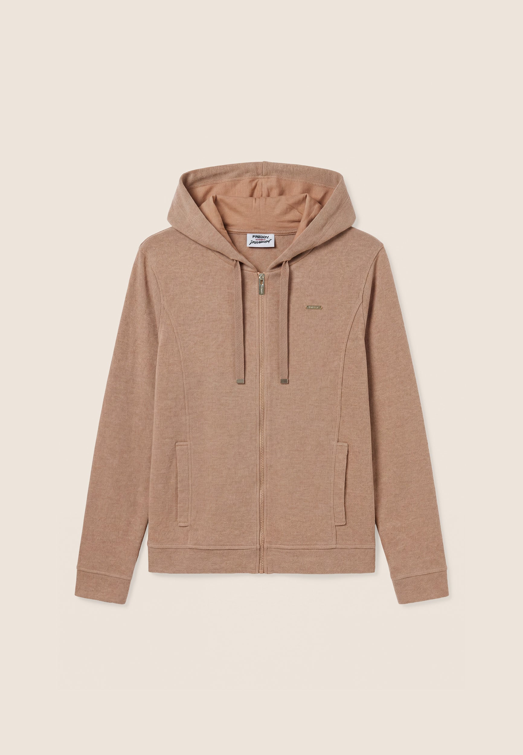 freddy-sweat-femme-capuche-full-zip-tricot image 1