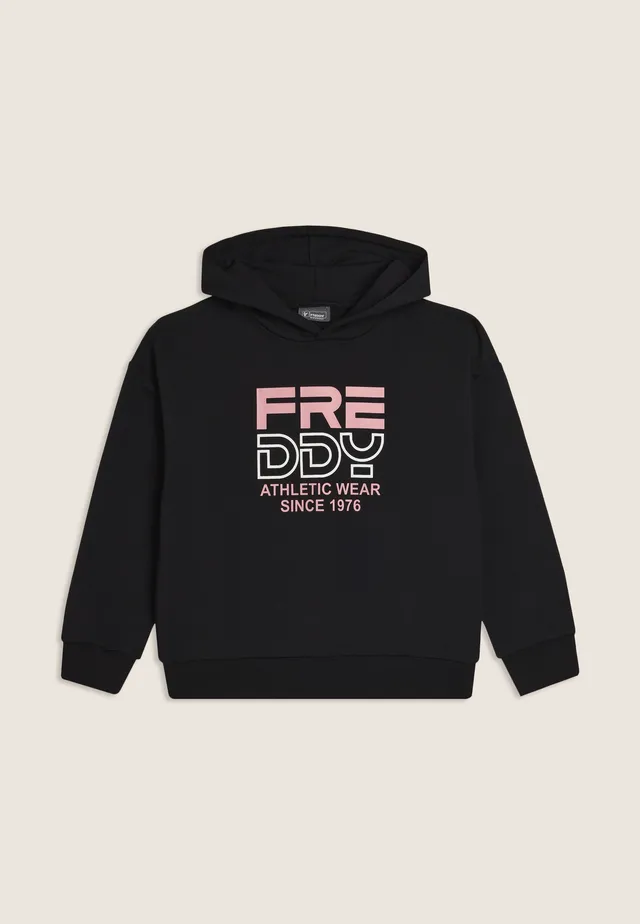 freddy-sweat-junior-capuche-maxi-logo-bicolore-comfort image 1
