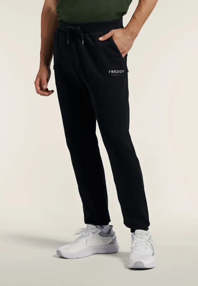 freddy-pantalon-jogging-homme-felpa-coton-avec-poches-zipp-es image 1