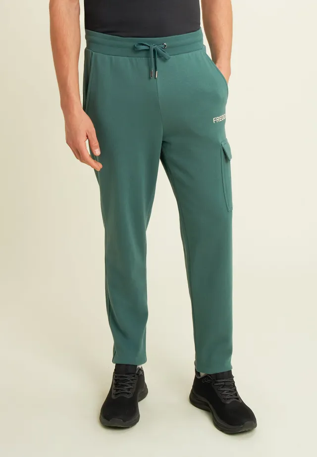 freddy-pantalon-cargo-pantalon-jogging-cargo-en-molleton-avec-poche-cuisse image 1