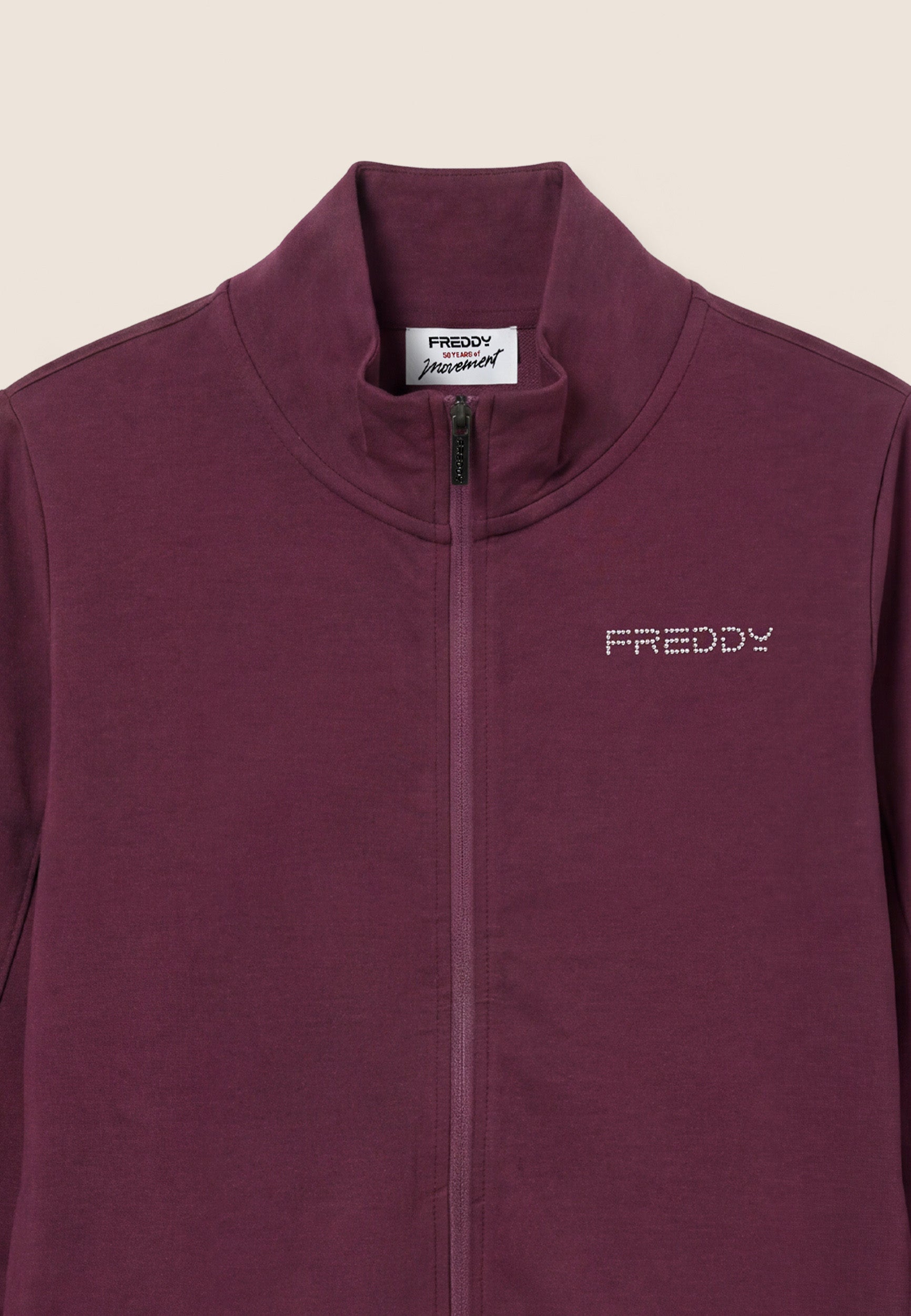 freddy-tuta-sportiva-donna-zip-col-haut-logos-perles image 6