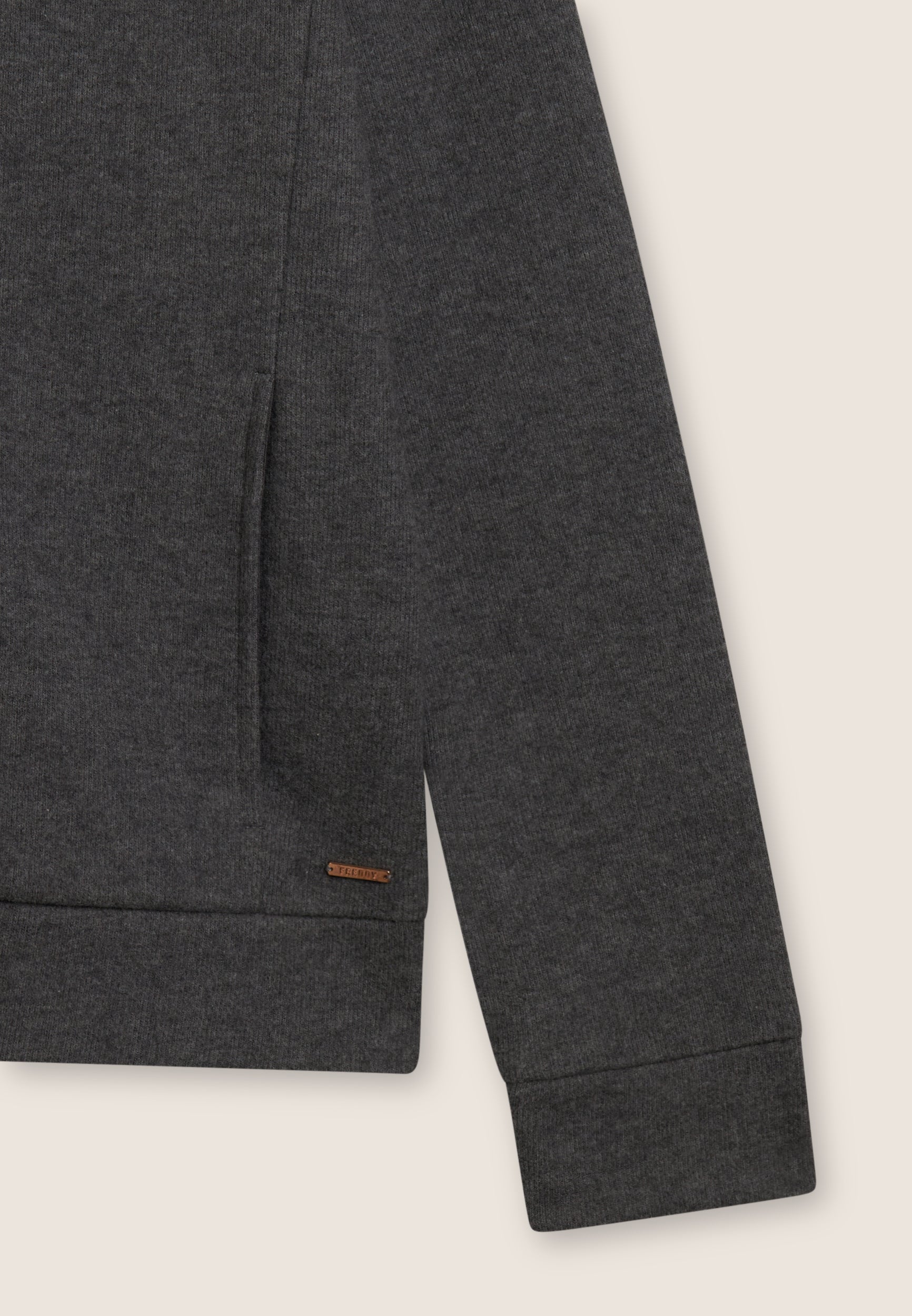 freddy-sweat-femme-full-zip-effet-tricot-col-haut image 7