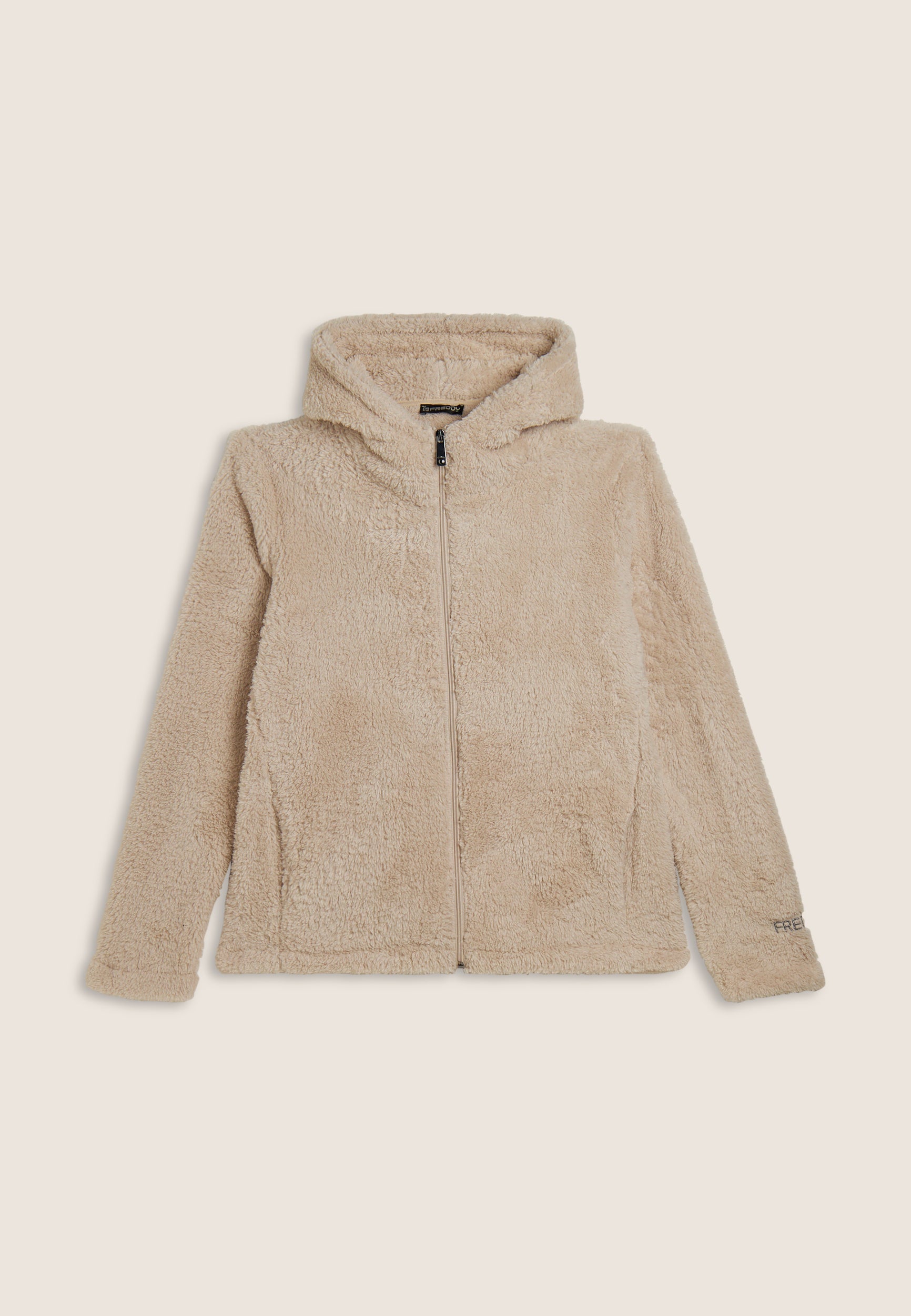 freddy-sweat-femme-en-pile-sherpa-capuche-full-zip image 5