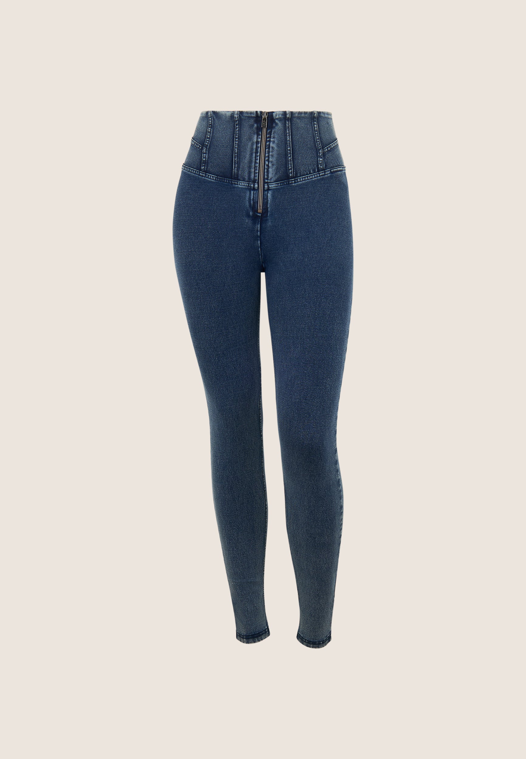 freddy-pantalon-wr-up-superskinny-effet-denim-taille-haute image 6