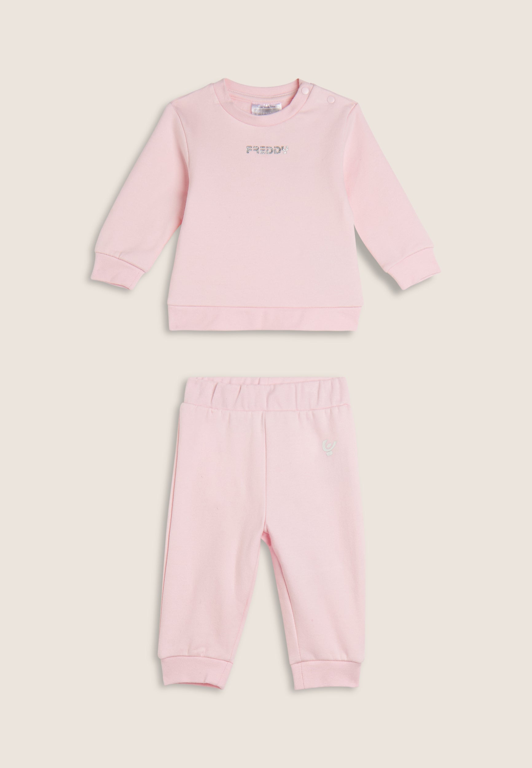 freddy-ensemble-b-b-jogging-coton-stretch-boutons-pression image 1