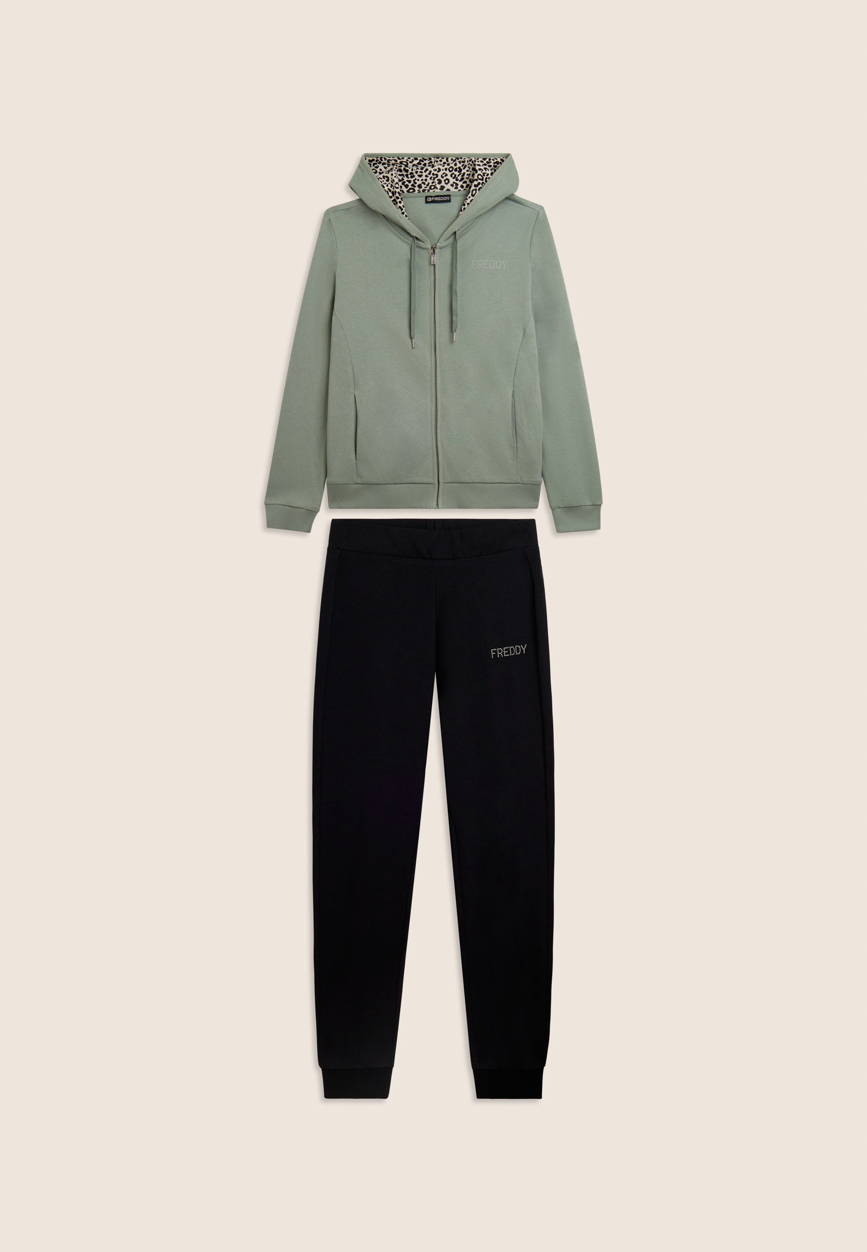 freddy-tuta-femme-zip-capuche-100-coton-int-rieur-animalier image 6
