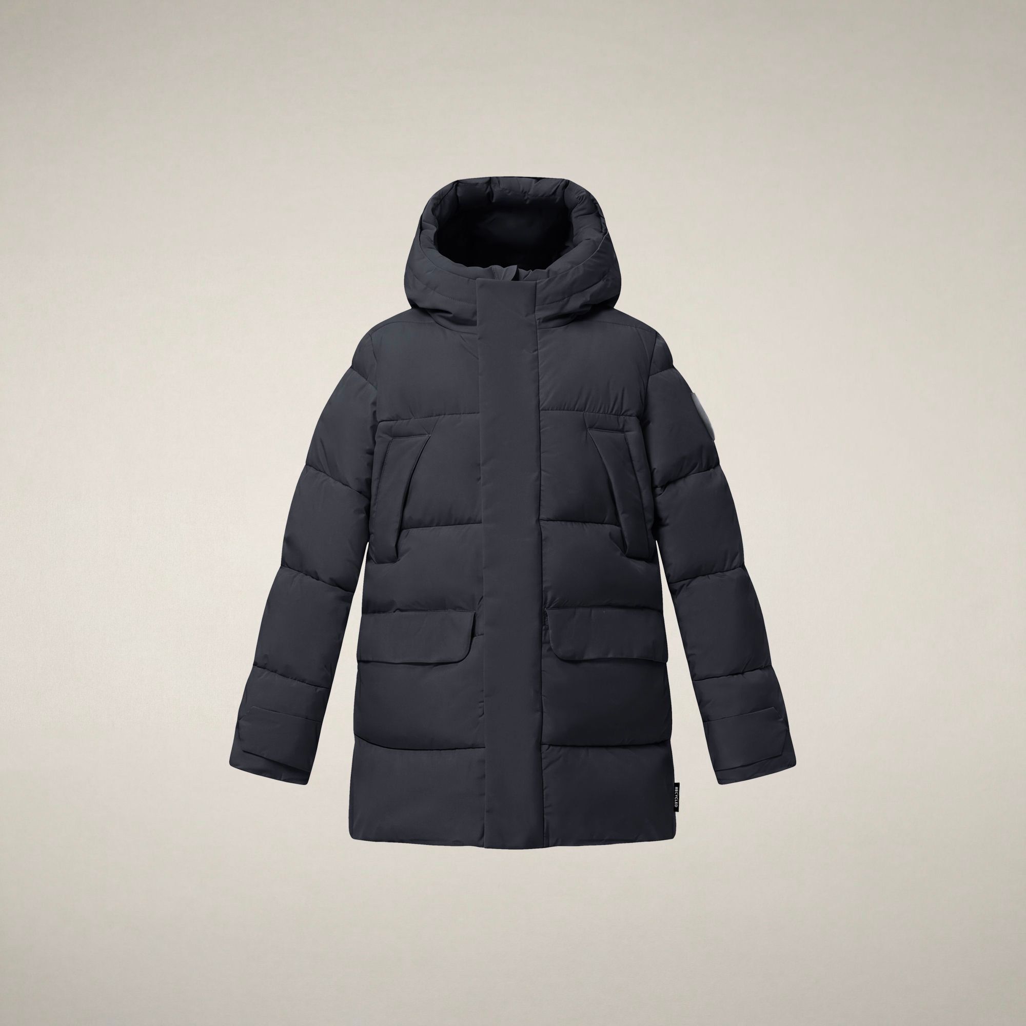 save-the-duck-parka-gar-on-walter-bleu-noir image 1
