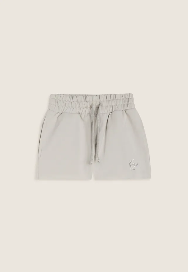 freddy-short-fille-coton-stretch-logo-strass image 1