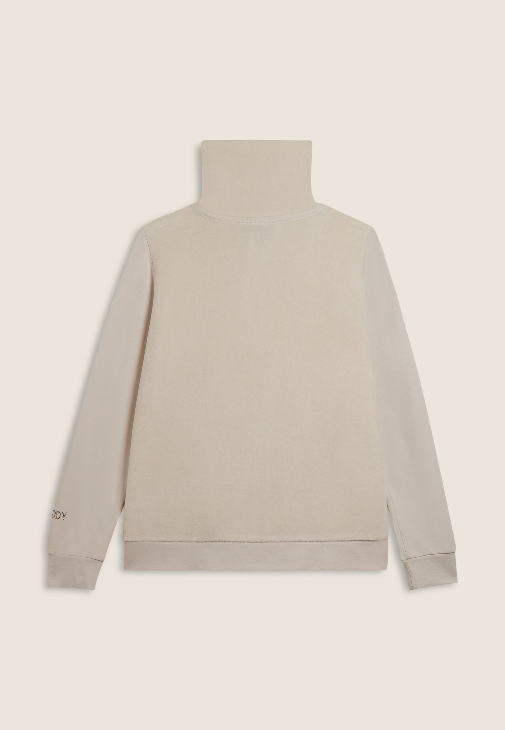 freddy-sweat-femme-col-montant-velours-zip-logo-strass image 8