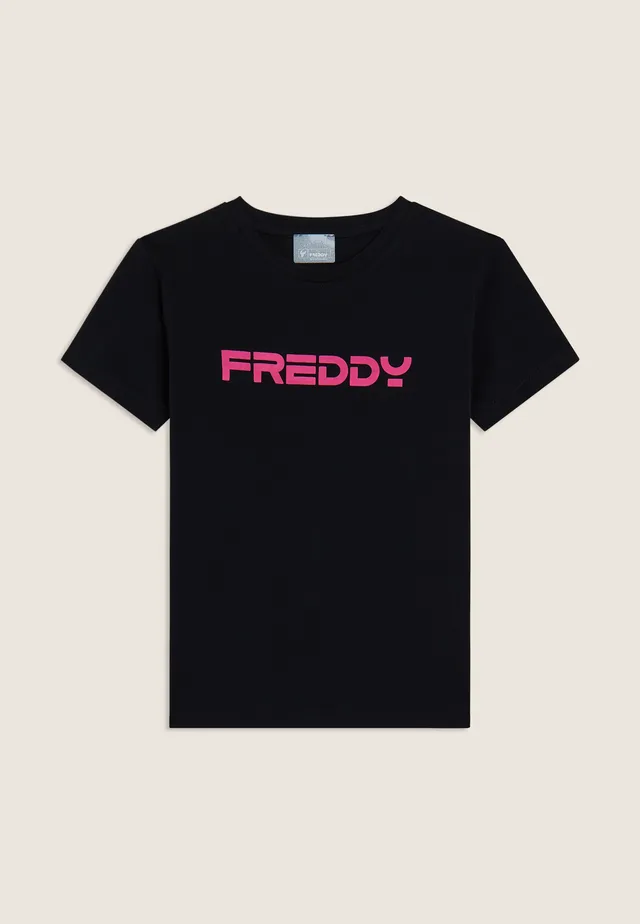 freddy-t-shirt-regular-jersey-logo-contraste-fille image 1