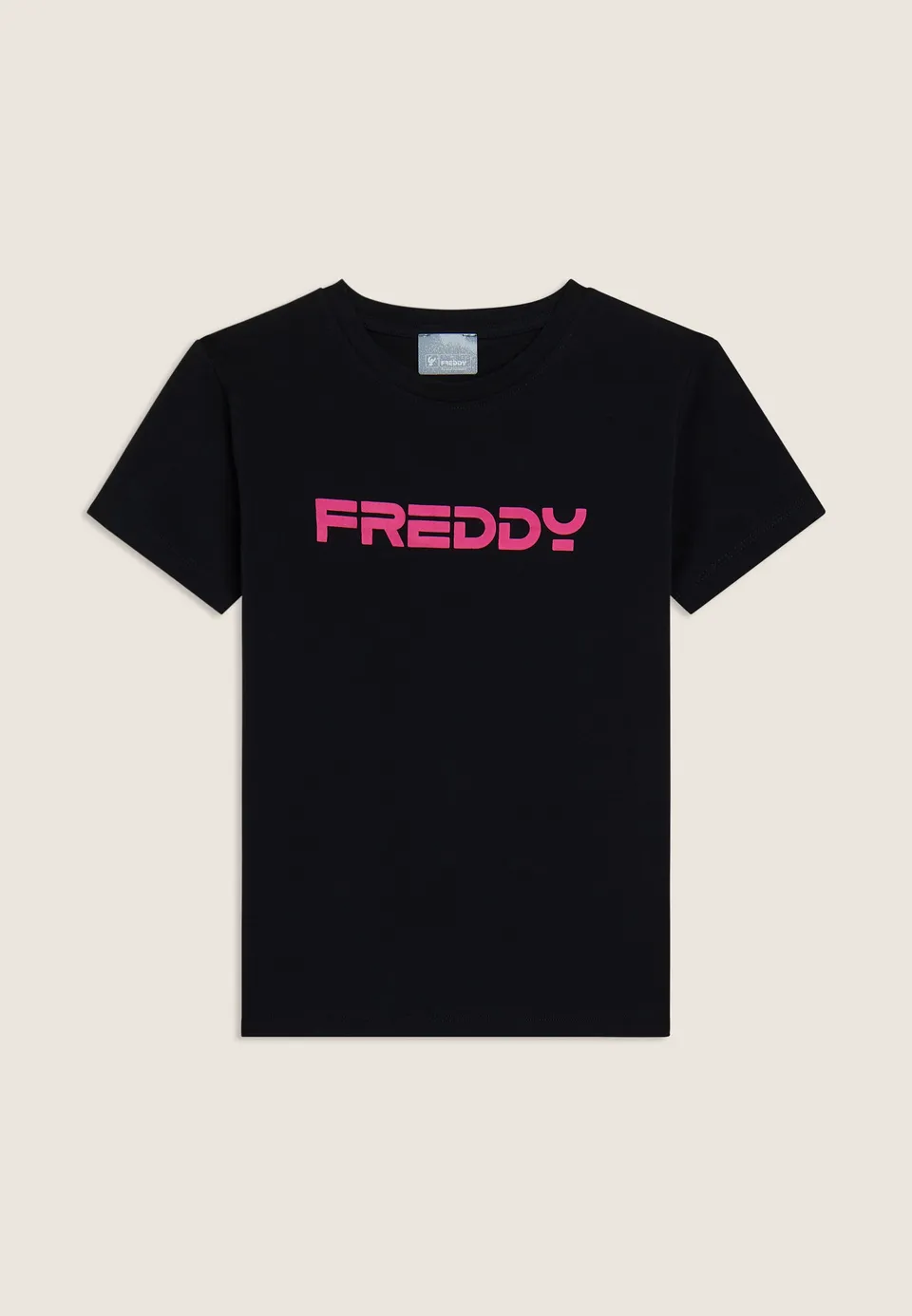 freddy-t-shirt-regular-jersey-logo-contraste-fille image 1
