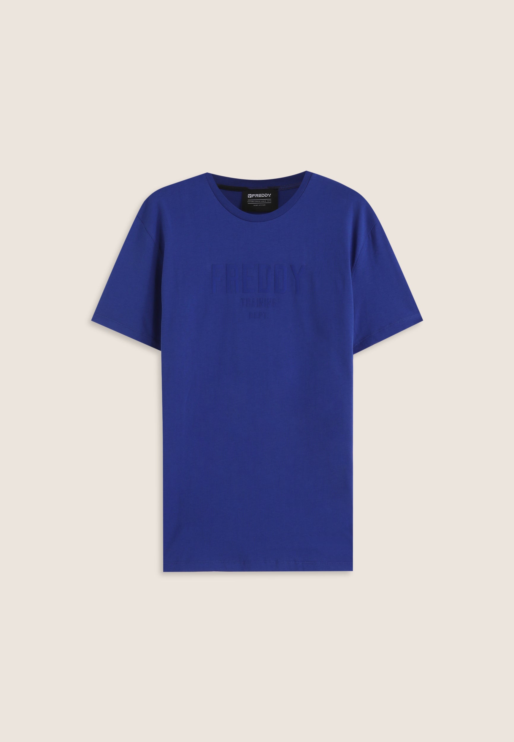 freddy-t-shirt-coton-regular-fit-manches-courtes-imprim-training-dept image 8