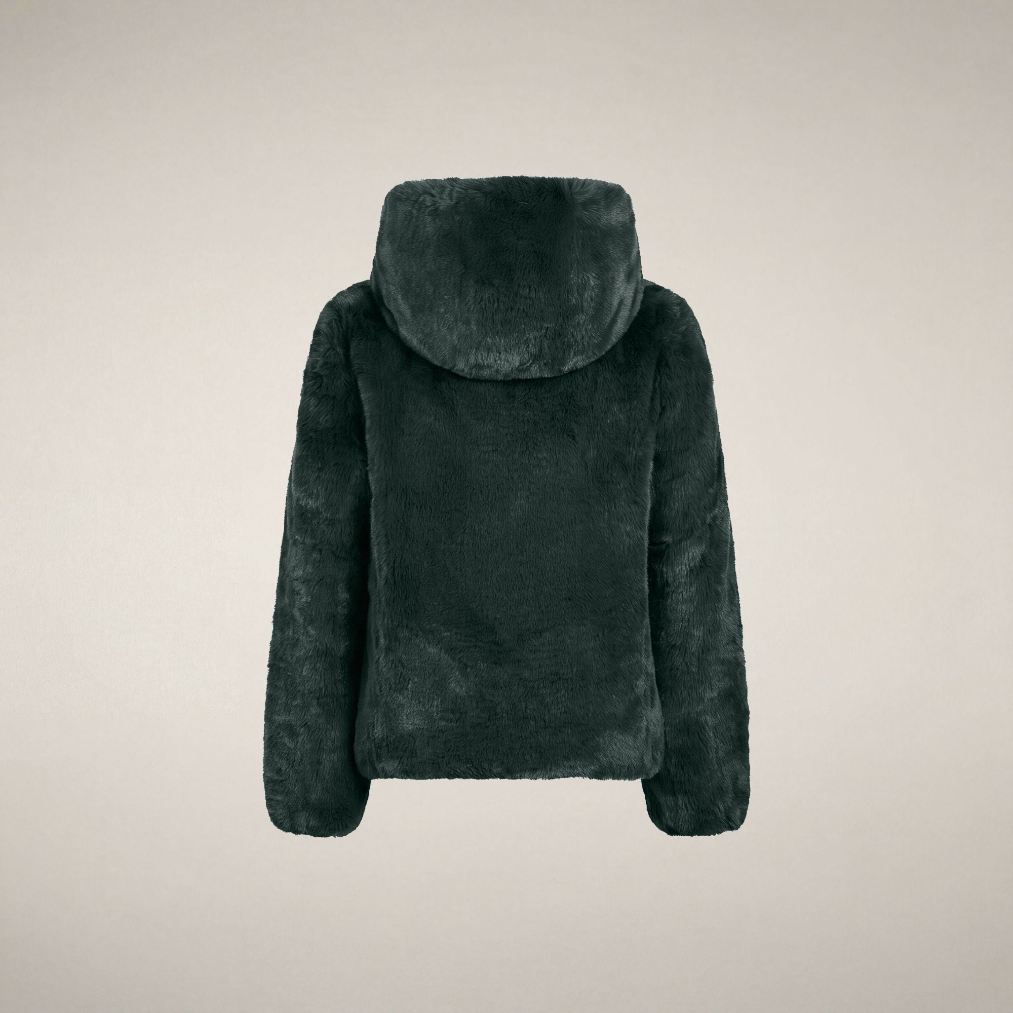 save-the-duck-chloe-veste-fille-r-versible-fourrure-vert-nori image 2