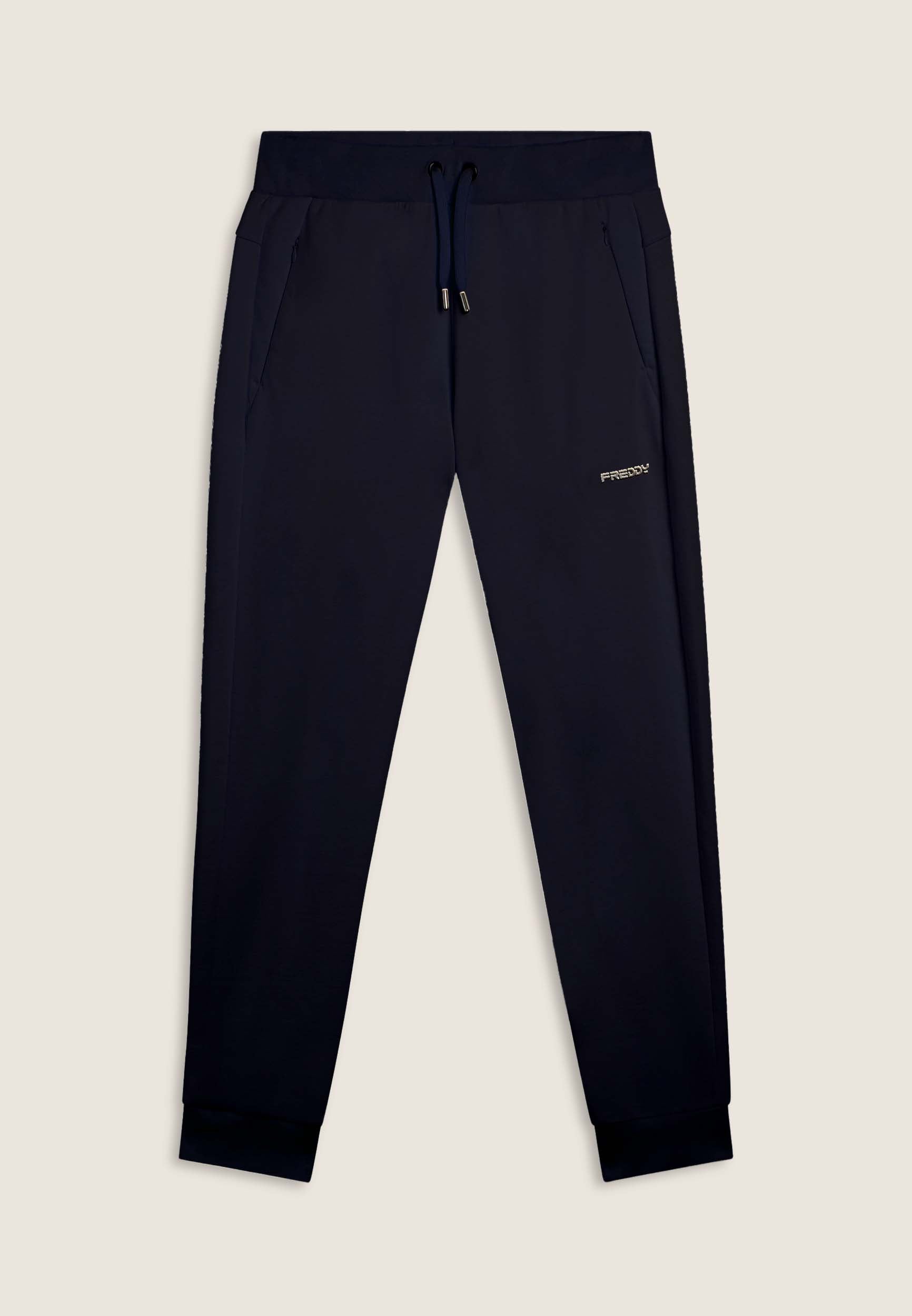 freddy-pantalon-jogger-coton-homme-regular-poignets image 1