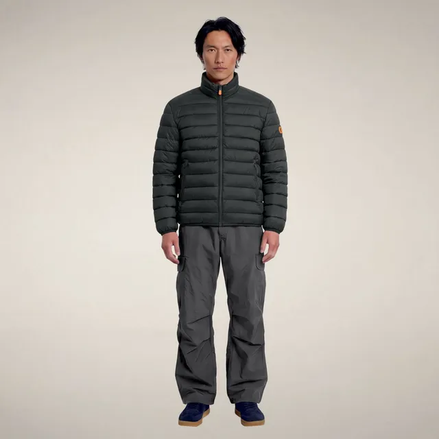 save-the-duck-laurent-doudoune-homme-vert-noir image 1
