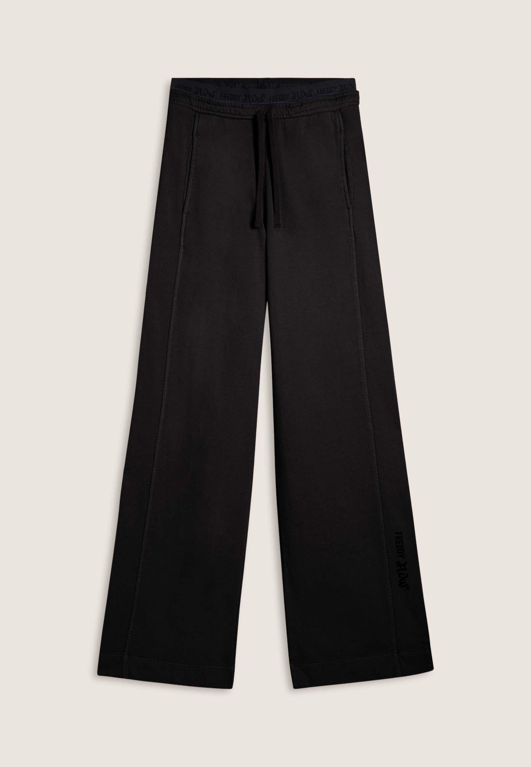 freddy-pantalon-wide-leg-molleton-imprim-flow image 8