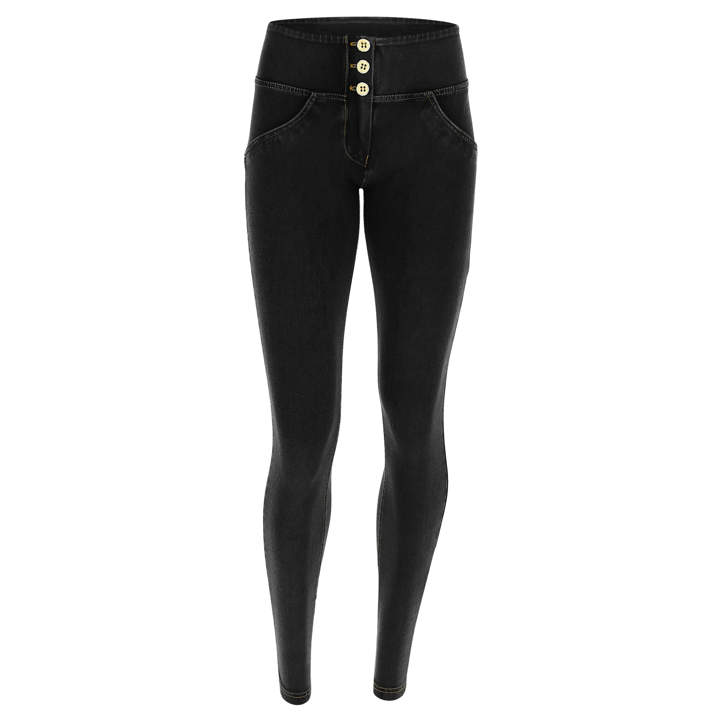 freddy-pantalon-wr-up-skinny-taille-moyenne-effet-jeans-denim-stretch image 5