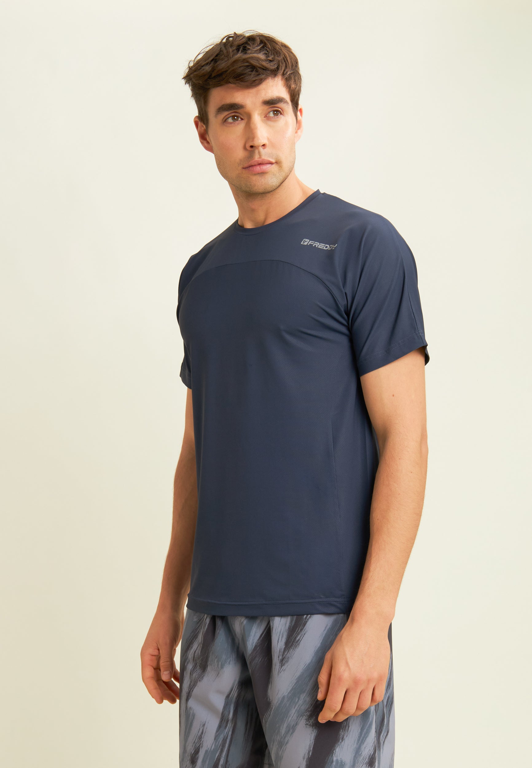 freddy-t-shirt-slim-logo-c-ur-homme-fit-ergonomique image 1