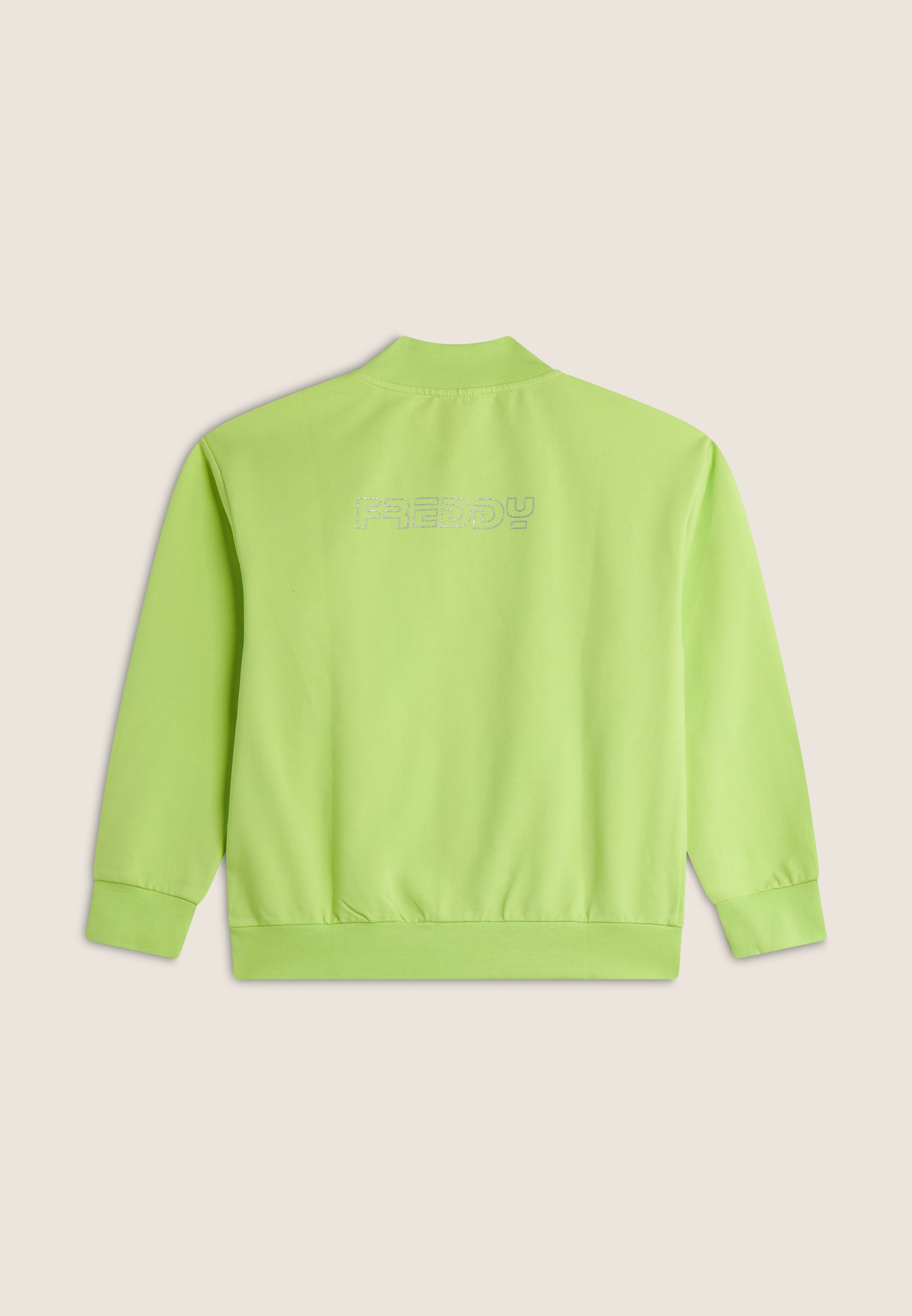 freddy-felpa-sweat-enfant-zipp-style-bomber-en-coton image 8