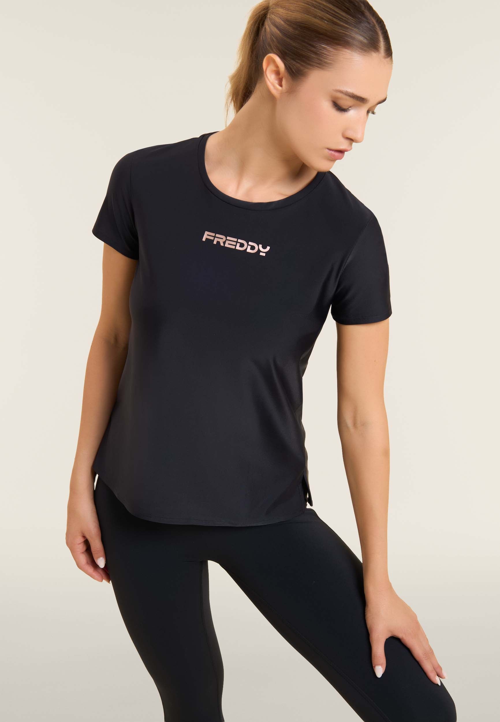 freddy-t-shirt-technique-fentes-lat-rales-fit-regular image 4
