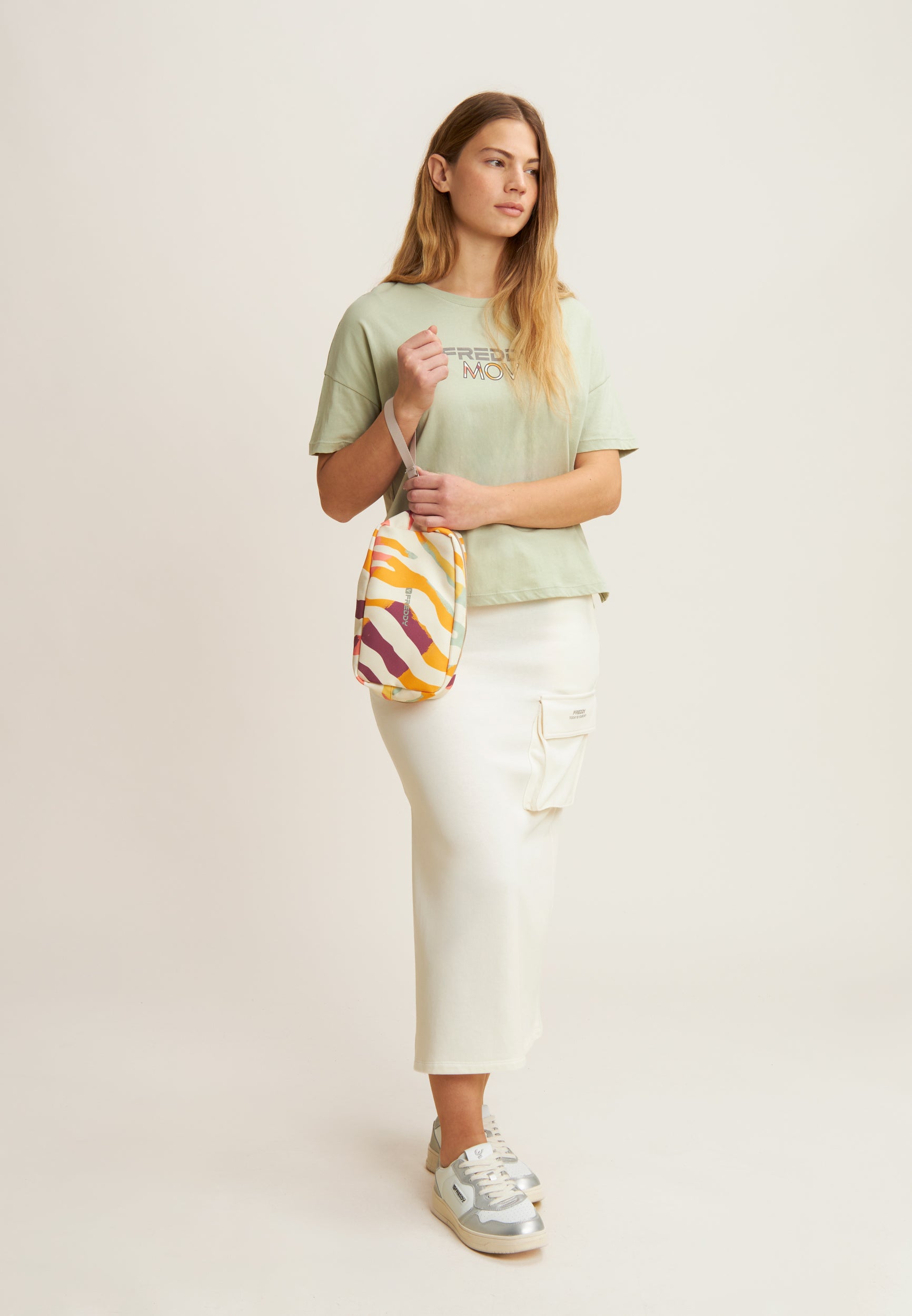 freddy-jupe-longuette-fentes-poches-french-terry image 2