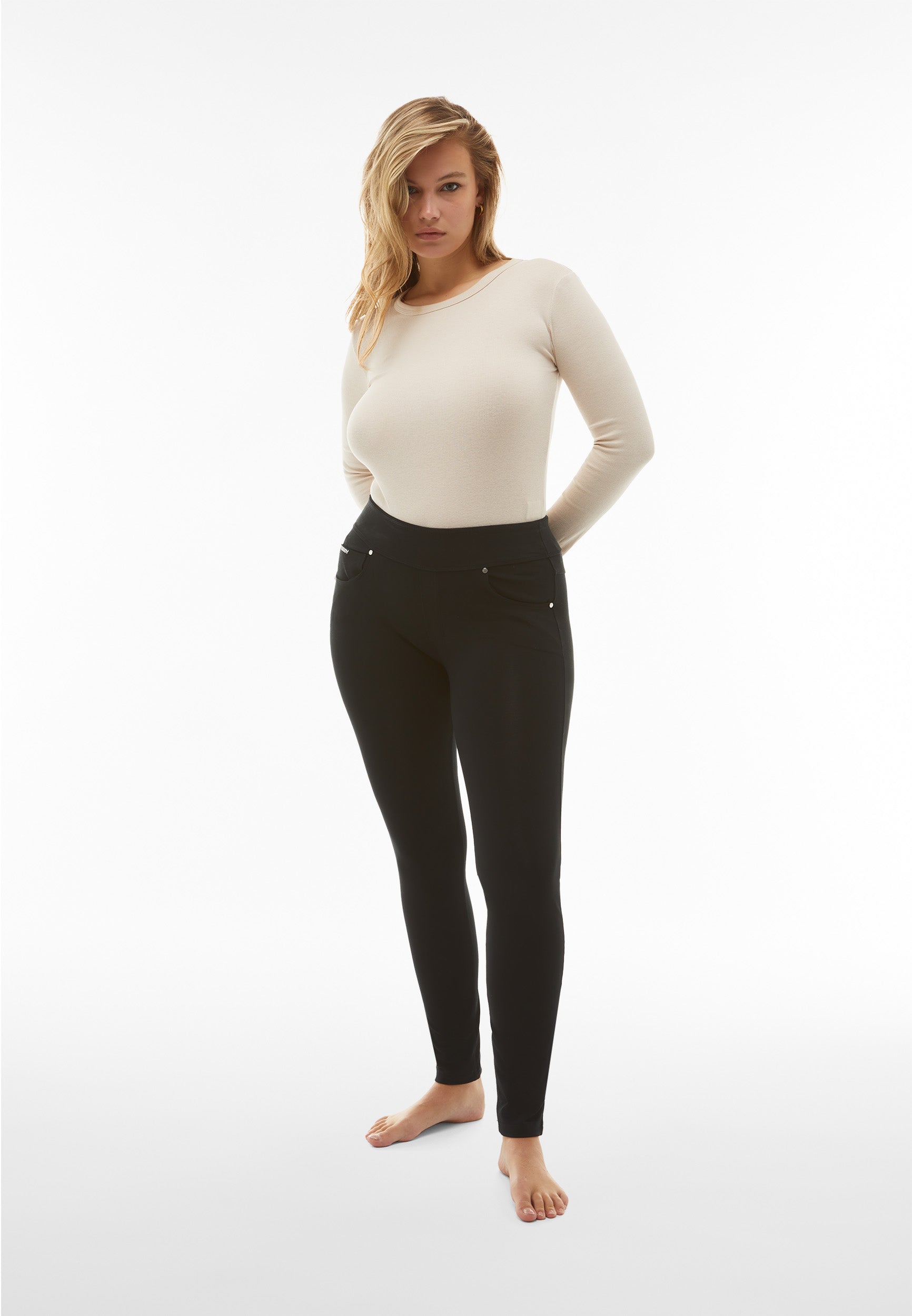 freddy-n-o-w-pantalon-skinny-taille-moyenne-r-versible-en-jersey image 2